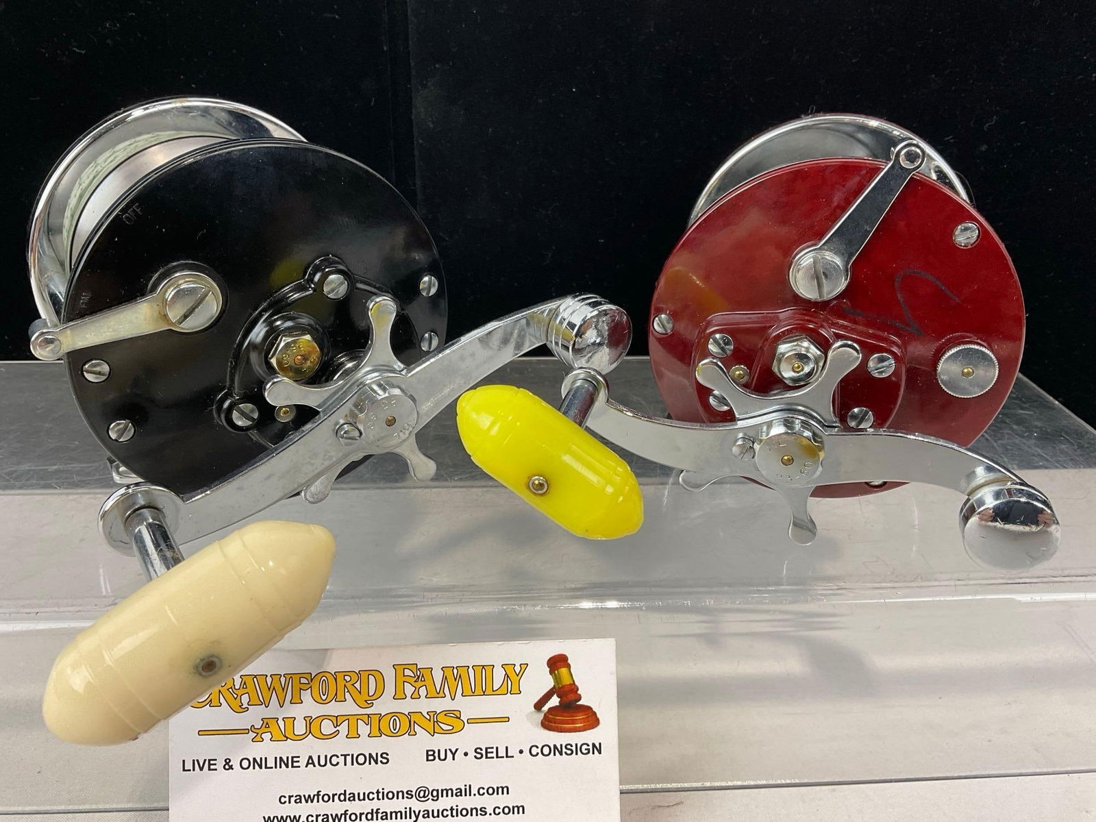 Pair of Penn Fishing Reels, 60 & Peer 209, 6h x 8w x 6d inches - 2