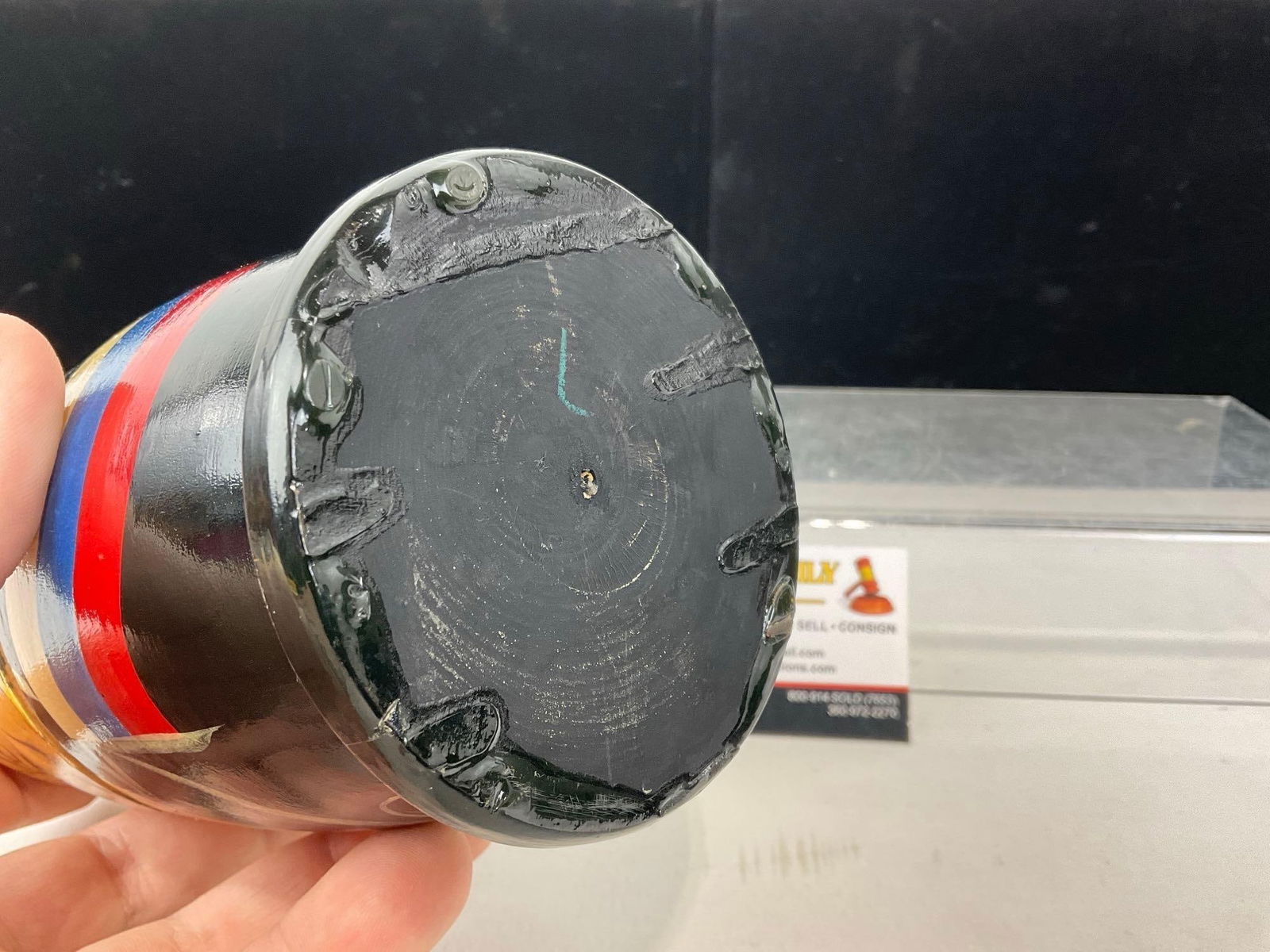 Vintage Soviet/Russian Leaders Nesting Dolls, Matryoshka Dolls, Handpainted Wooden Doll, 9h x 5w in - 4