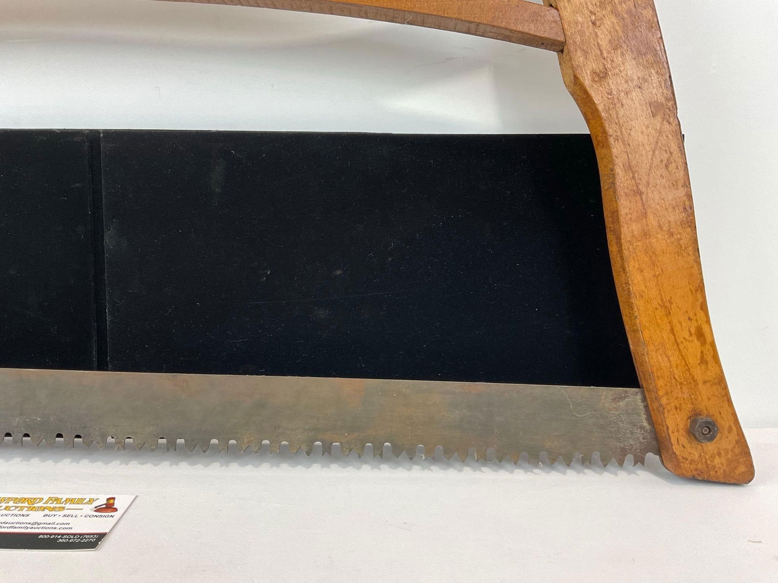 Marshall Wells Hartford Hardware Company Buck Cross-Cut Saw, 21h x 32w x 3d inches - 4