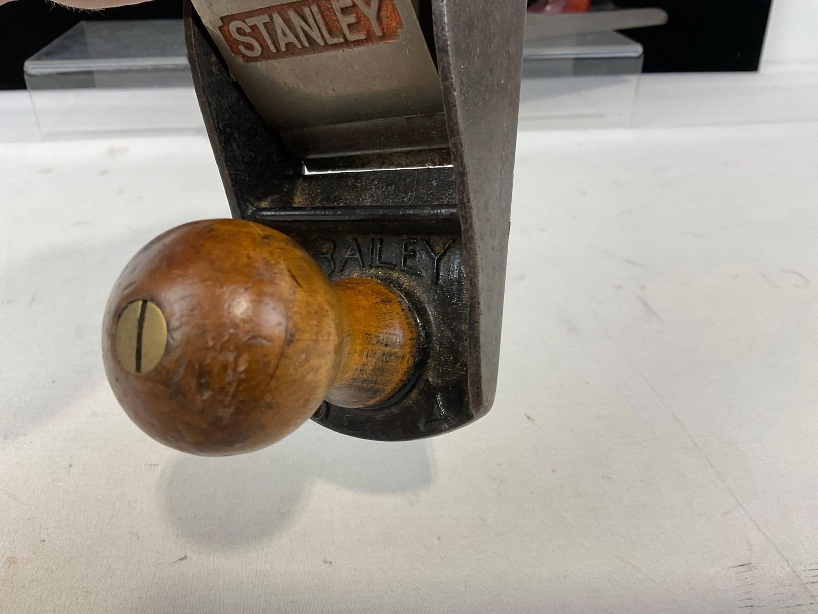 5 Woodworking Planes, Stanley no. 191, & no. 4, Sears, Old Fashioned Wooden, & Unmarked - 5