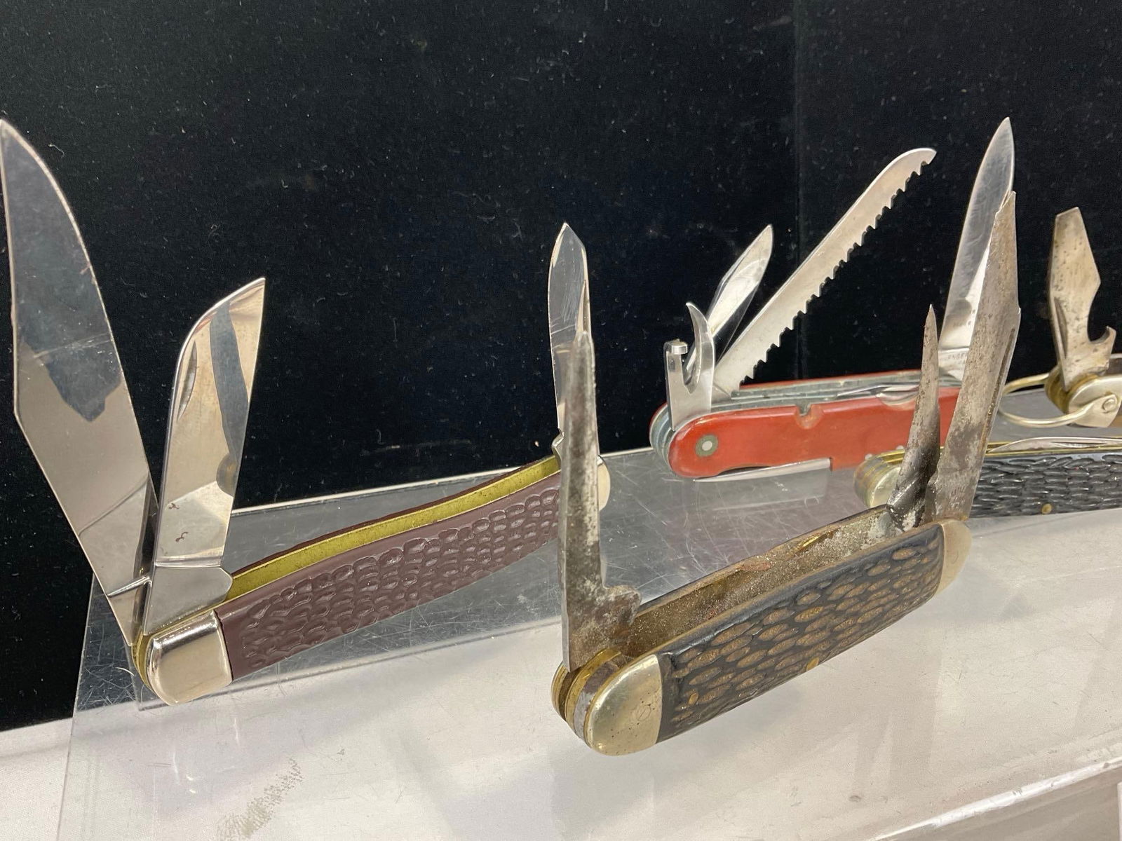 5 Multi Blade Knives, Imperial, Pal Cutlery, Swiss Made Enger, & more - 2