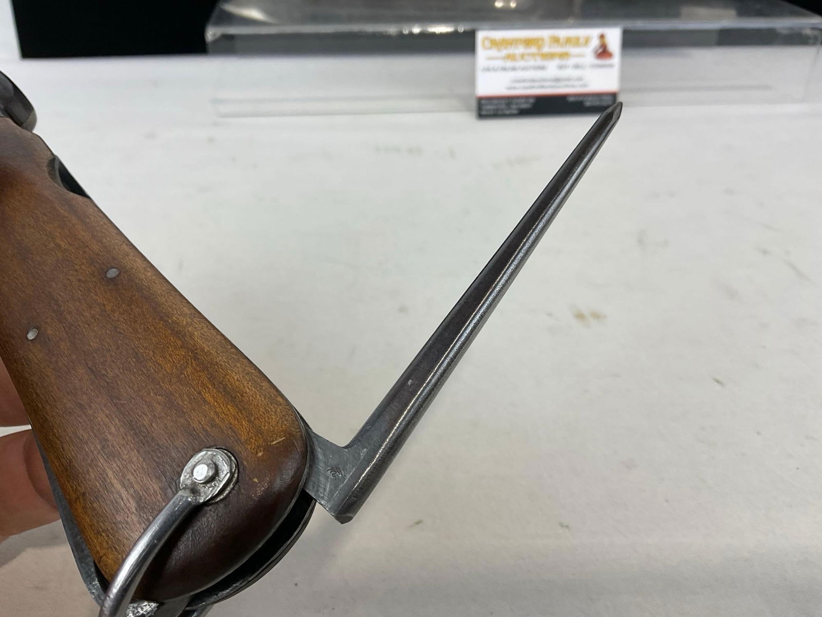 Pair of WW2 German Knives, Paratrooper Takedown Knife & E. Pack & Sohne German Combat Knife w/She... - 4