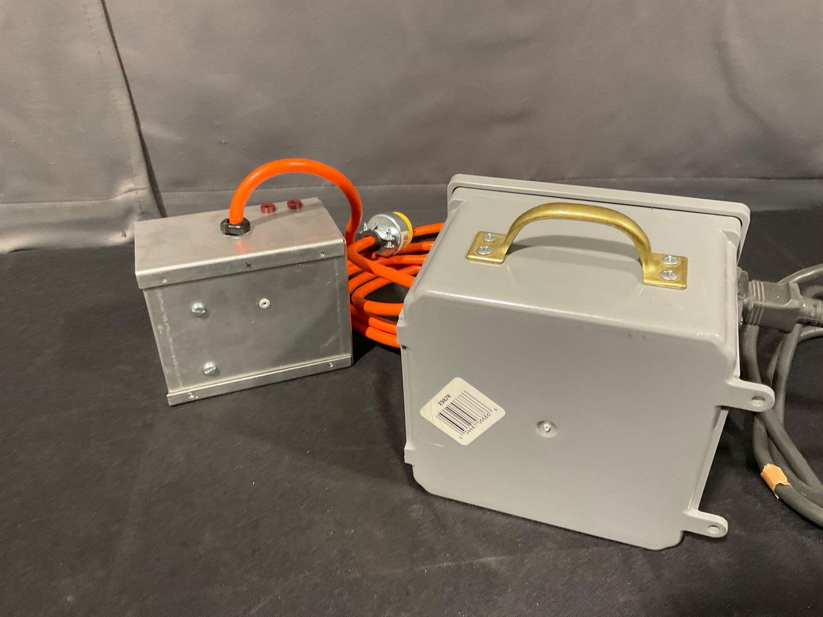 Pair of Switch Electrical Control Boxes, w/ Cables, 9h x 10w x 9d inches - 3