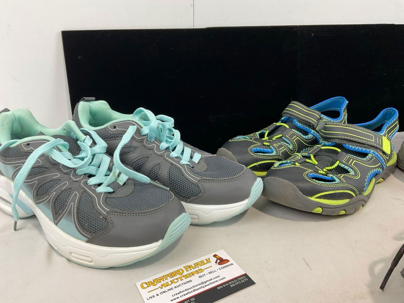 5 Pairs of Shoes, Womens Size 5 & 6, La Sportiva, Keen, Reebok, Ryka & Water Shoes, 9h x 21w x 15d - 2