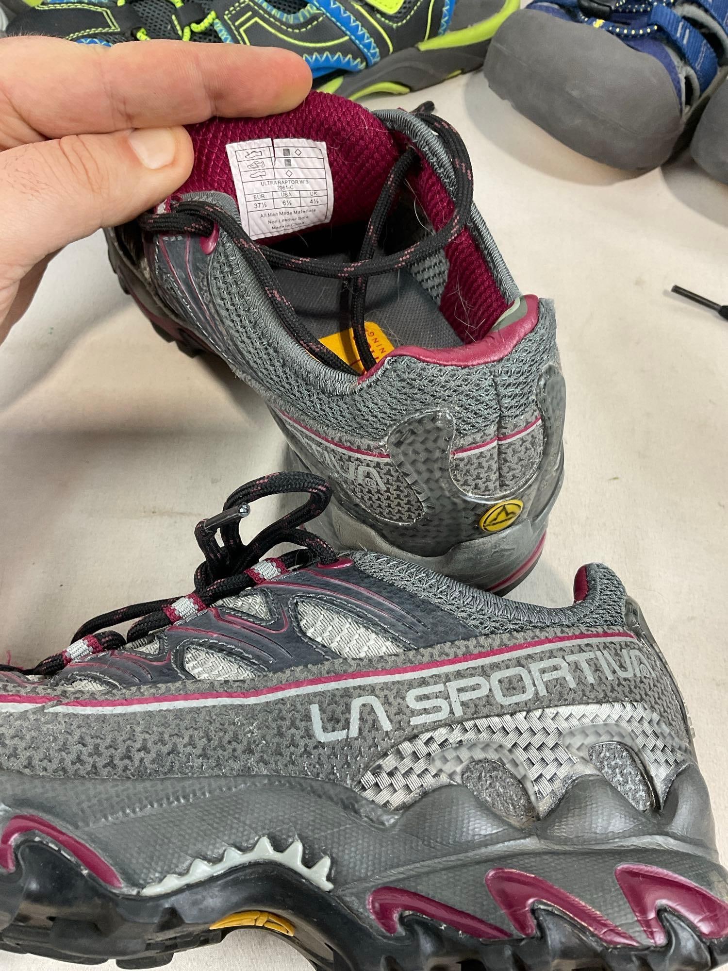 5 Pairs of Shoes, Womens Size 5 & 6, La Sportiva, Keen, Reebok, Ryka & Water Shoes, 9h x 21w x 15d - 4