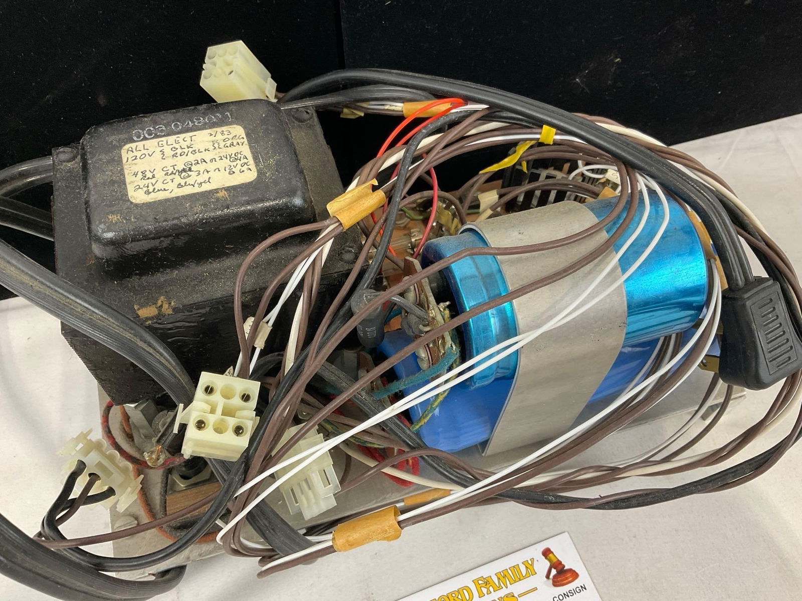 Vintage Power Supply, 120V, 48V & 24V CT, & more, 8h x 12w x 8d inches - 2