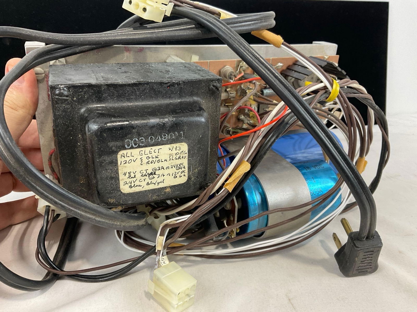 Vintage Power Supply, 120V, 48V & 24V CT, & more, 8h x 12w x 8d inches - 4