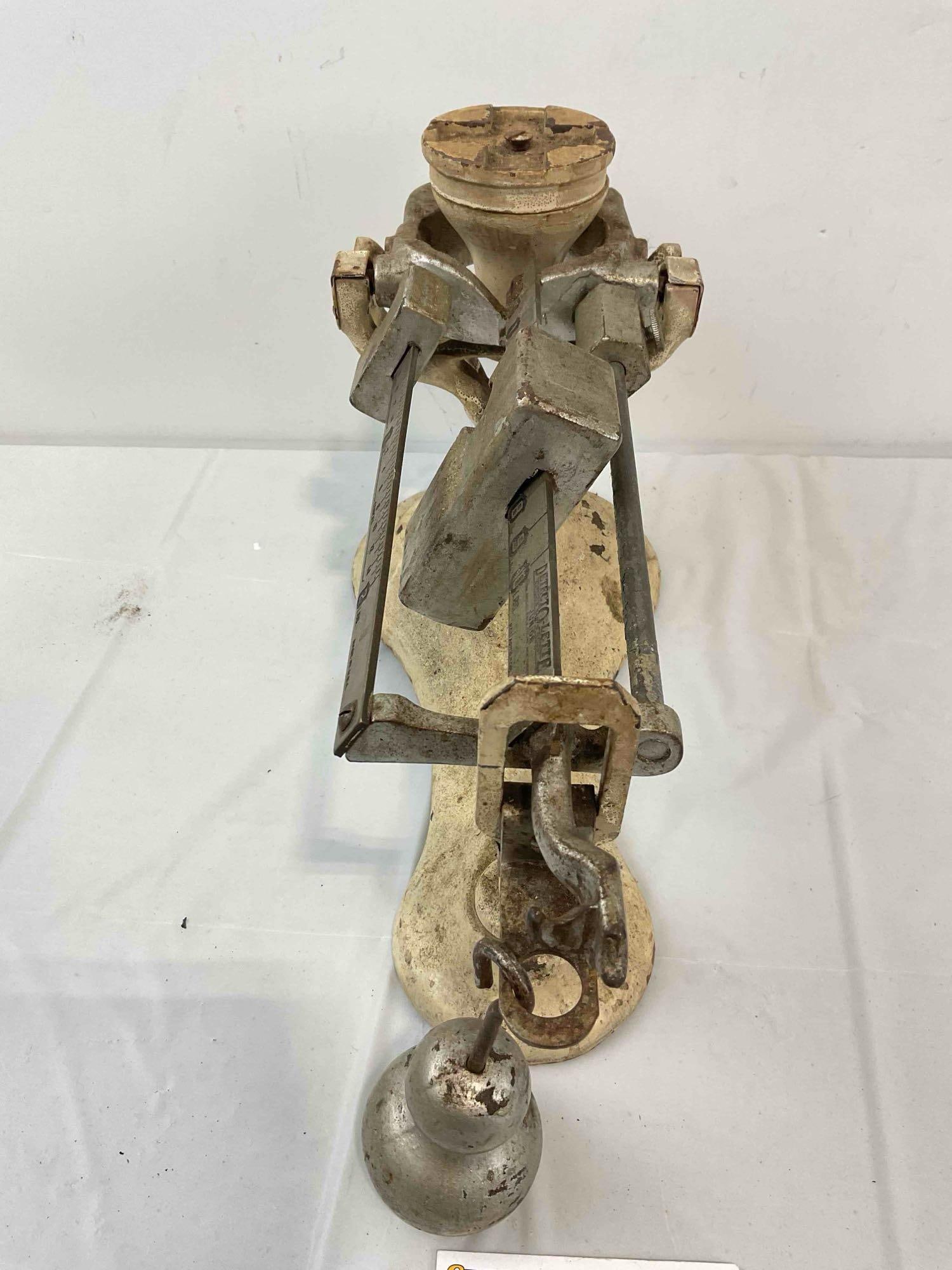 2 pcs Vintage Metal Scales, incl. Detecto-Lette Baby Scale & Cast Iron Balance Scale. See pics. - 12