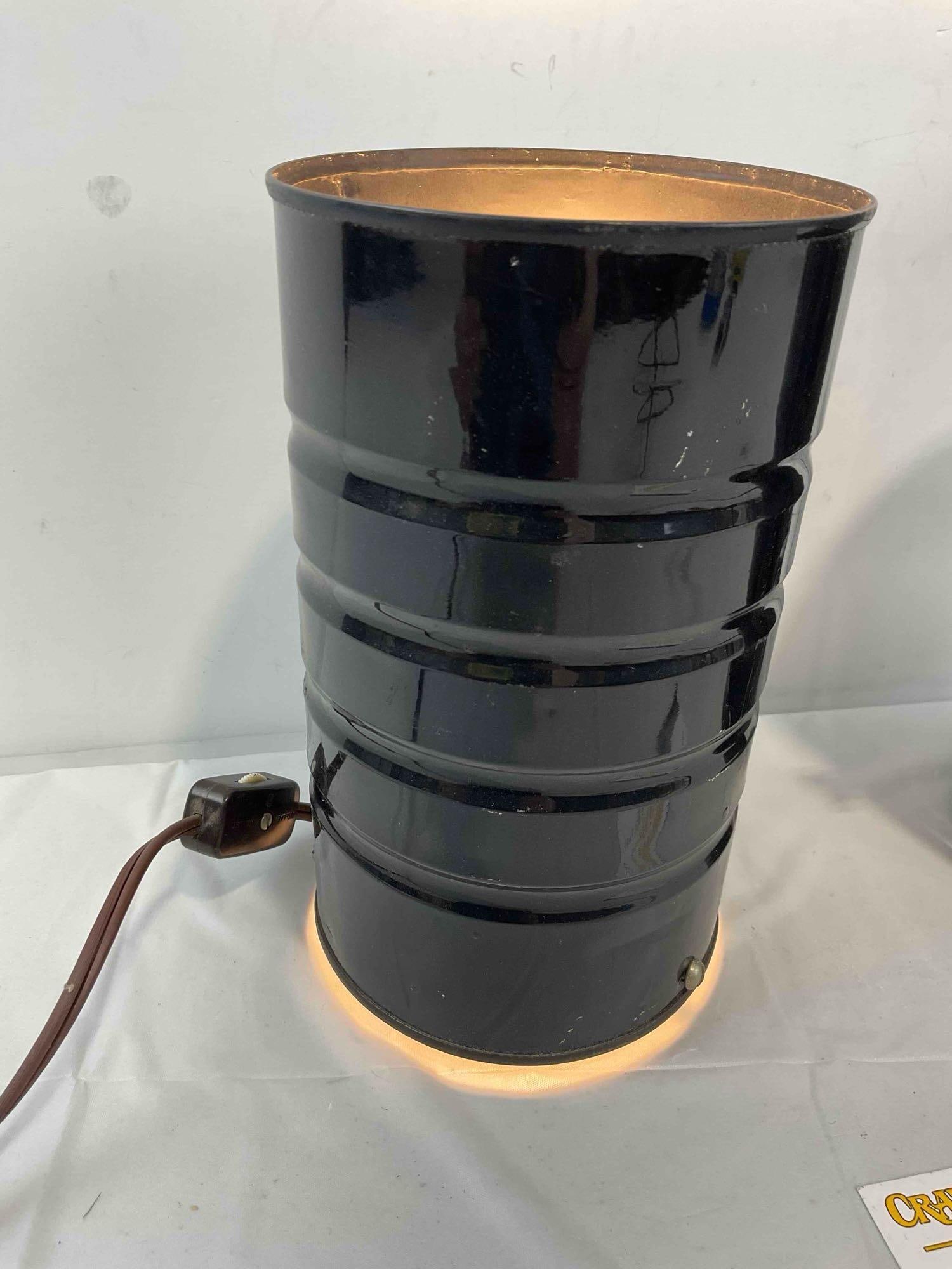 2 pcs Vintage Black Metal Desk Lamps. Tested, Work. Good Condition. See pics - 3