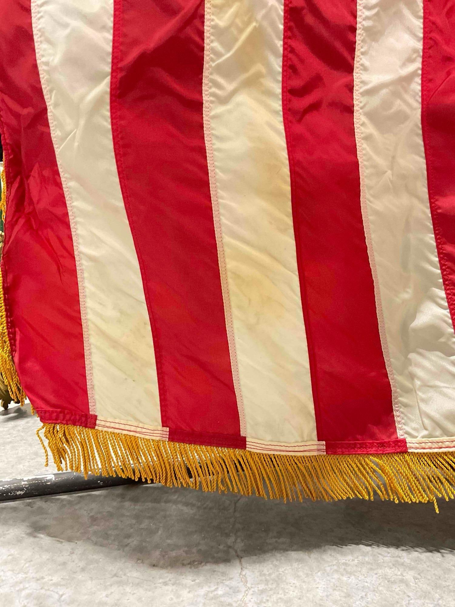 3 pcs Vintage Flags, incl. Dura-Lite Nylon American Flag, Maritime Naval Flag & More! See pics. - 4