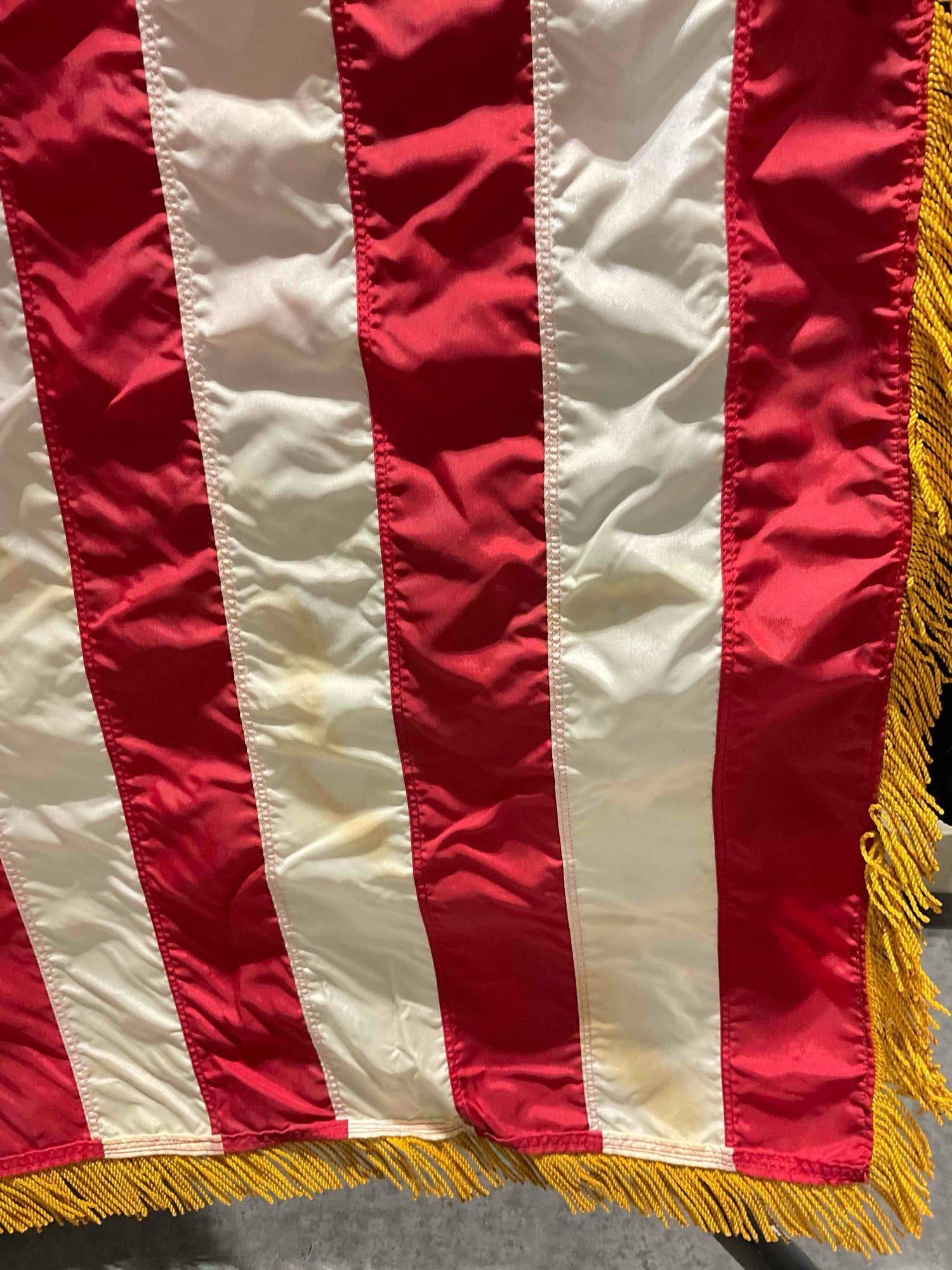 3 pcs Vintage Flags, incl. Dura-Lite Nylon American Flag, Maritime Naval Flag & More! See pics. - 5