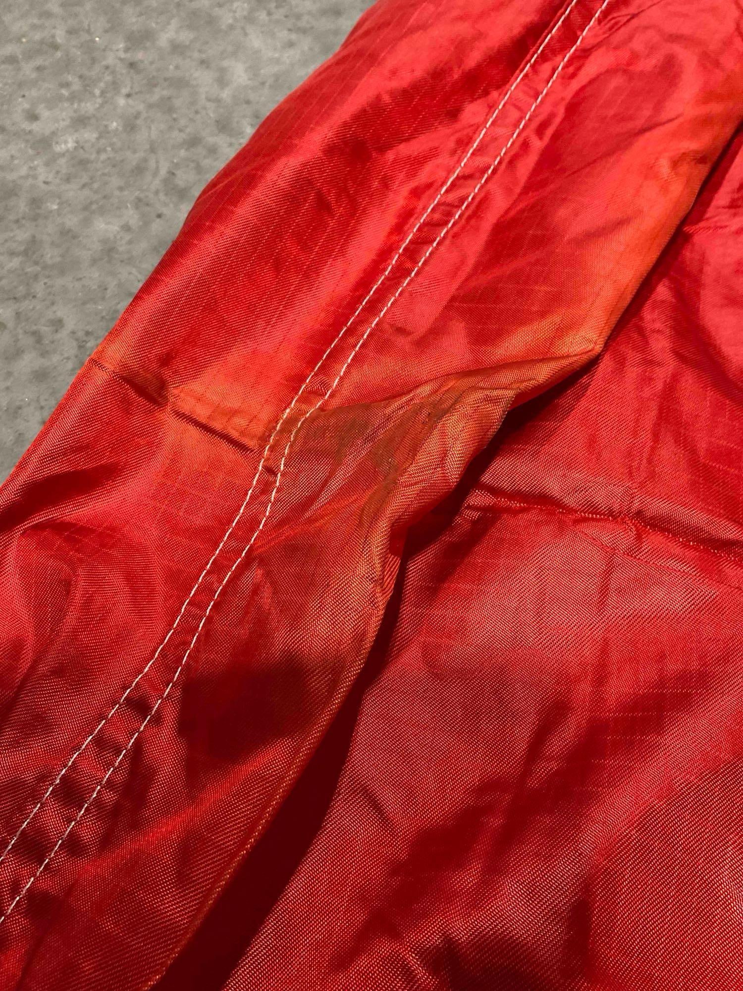 Vintage U.S. Navy Red Nylon Anti-Aircraft Tow Target Mark 22 Model 0. Very Good Condition. - 5