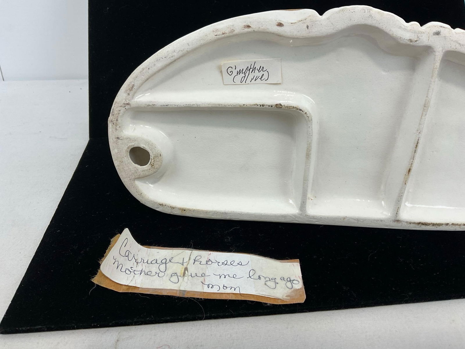 Vintage 1960s Japan Thames Porcelain Handpainted Victorian Horse-Drawn Carriage Figurine, 7x11x7 in - 5