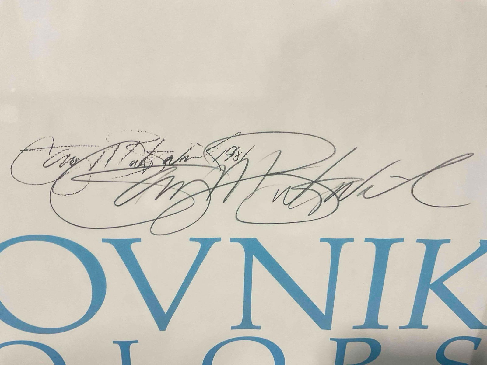 Vintage Framed Signed Gary Bukovnik "Amaryllis" Watercolor Print. Very Good Condition. See pics. - 5