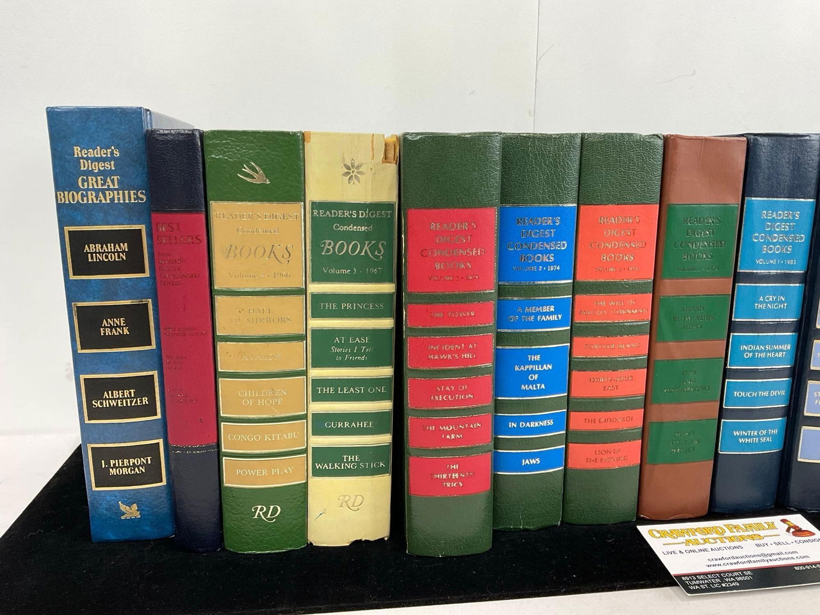 15 70s-90s Readers Digest Books, 4-5 Condensed Stories Each - 2