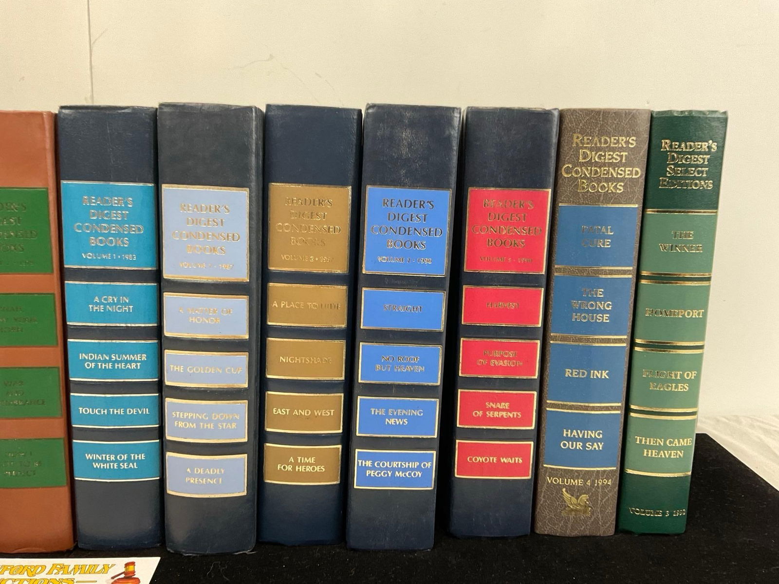 15 70s-90s Readers Digest Books, 4-5 Condensed Stories Each - 3
