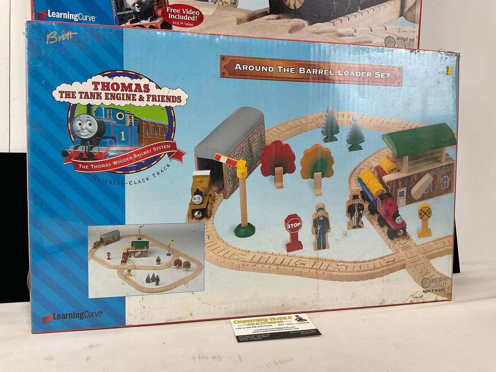 2 Thomas the Tank Engine & Friends Train Toys, both NIB, 1 w/ plastic on still, 8h x 20w x 14d inch - 3