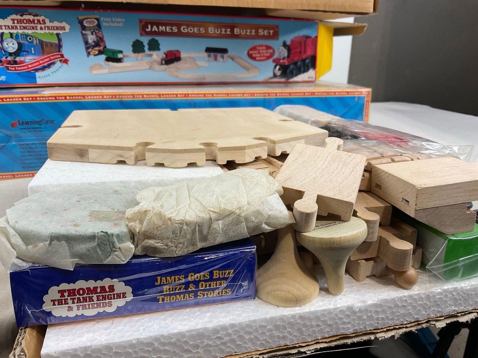 2 Thomas the Tank Engine & Friends Train Toys, both NIB, 1 w/ plastic on still, 8h x 20w x 14d inch - 7