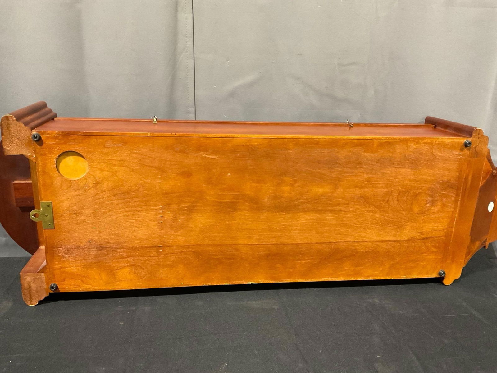 Vintage D&A Schoolhouse Regulator Time Strike Wall Clock, 43h x 15w x 8d inches, w/key - 7