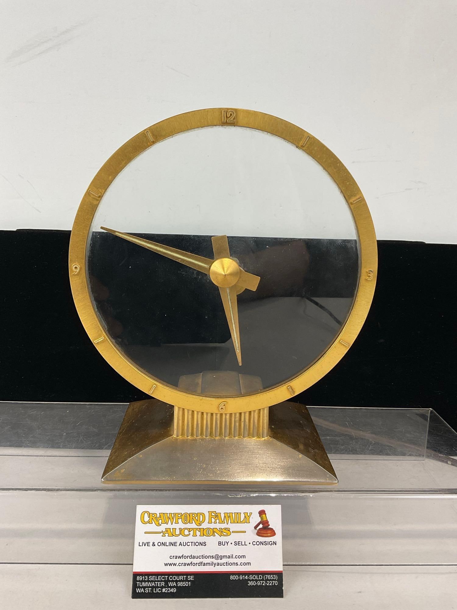 Jefferson Golden Hour Electric Clock, Not currently working, 10h x 8w x 6d inches (1 of 5)