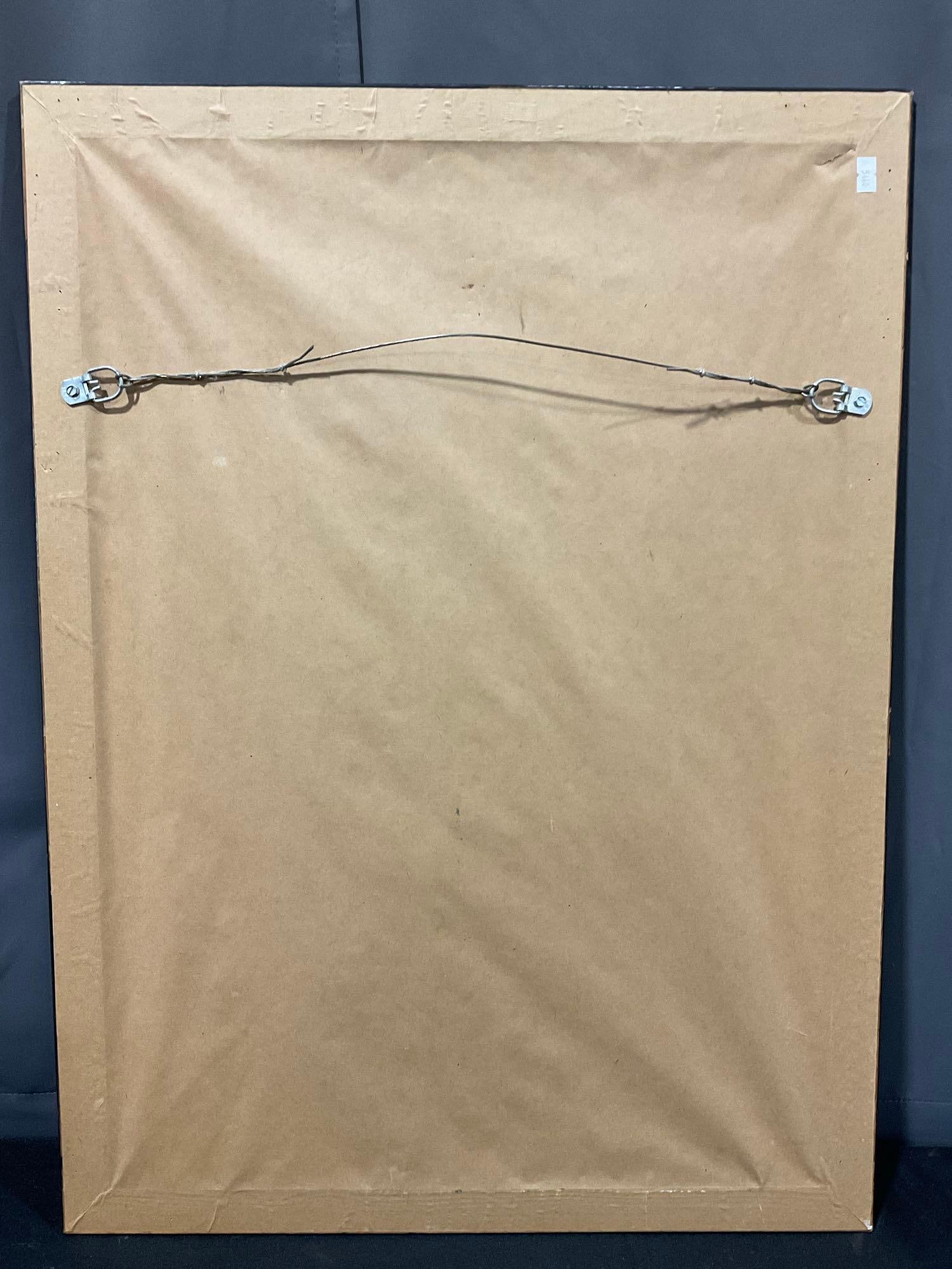 Vintage Framed 1991 Clinique Cheron Veterinaire Poster, 32h x 23w x 3d inches - 6