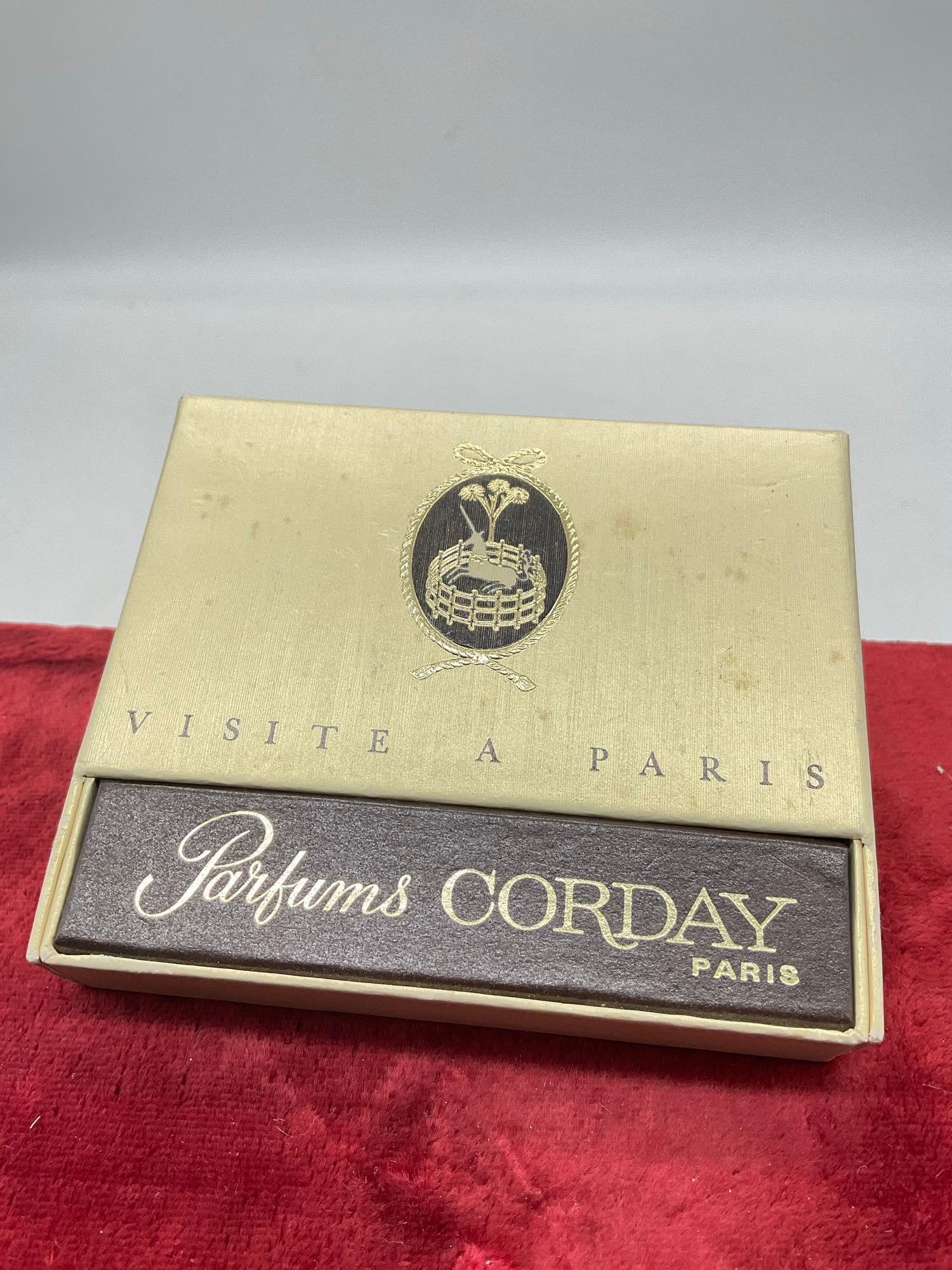 Vintage Unopened Corday pairs Small Perfume ( Parfums) Set in original Box - 2