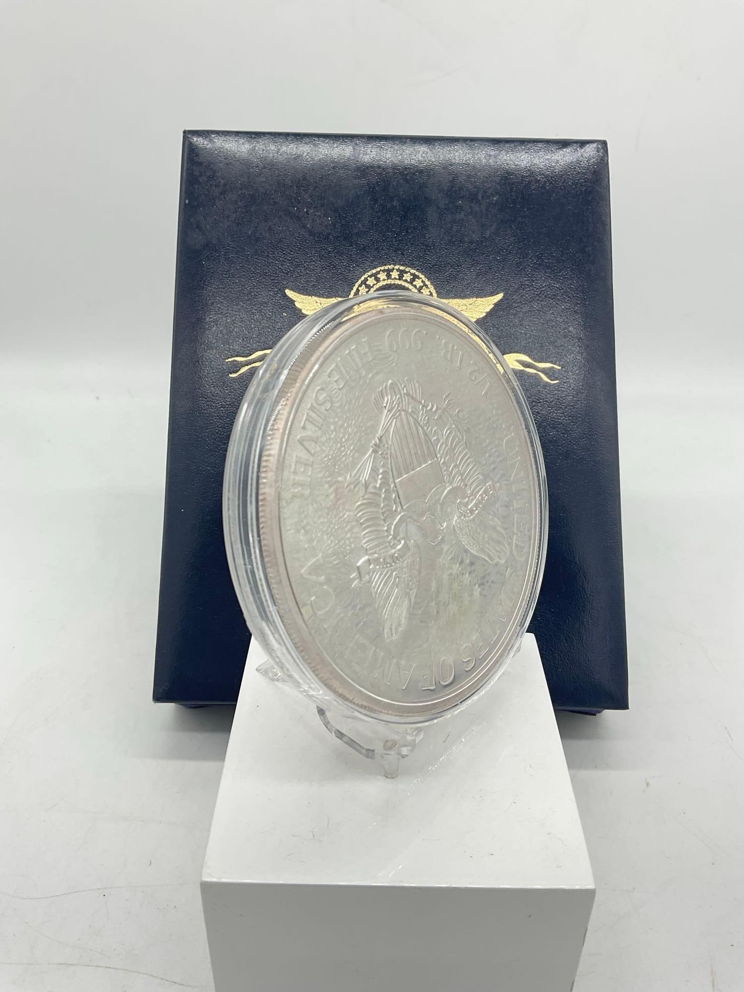 Large 2000 American Eagle designed marked 1/2 Pound .999 Silver round - see desc - 5