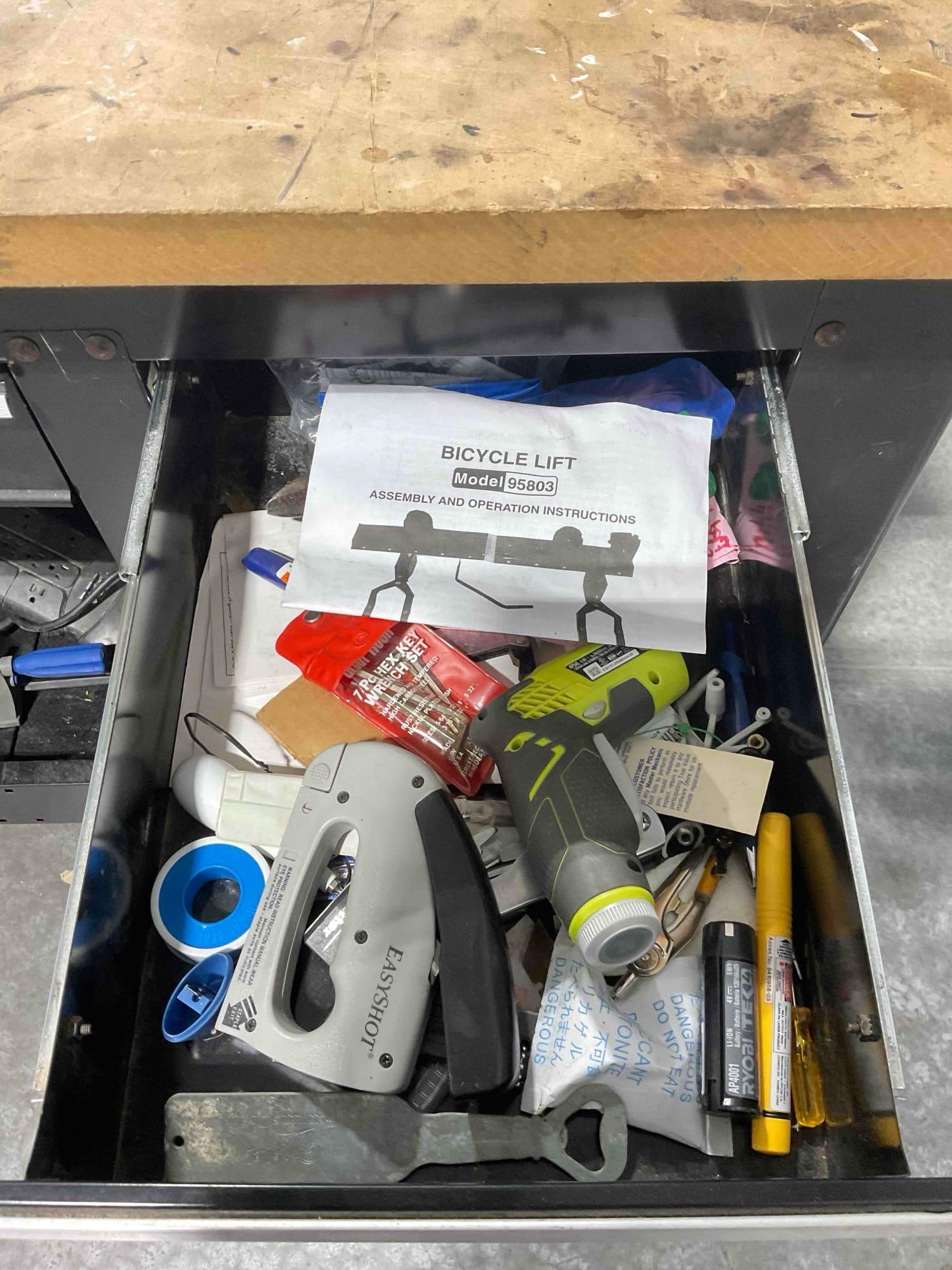 Craftsman Work Bench w/ 2-Drawers & Contents, incl. Craftsman Socket Set & More! See pics. - 7