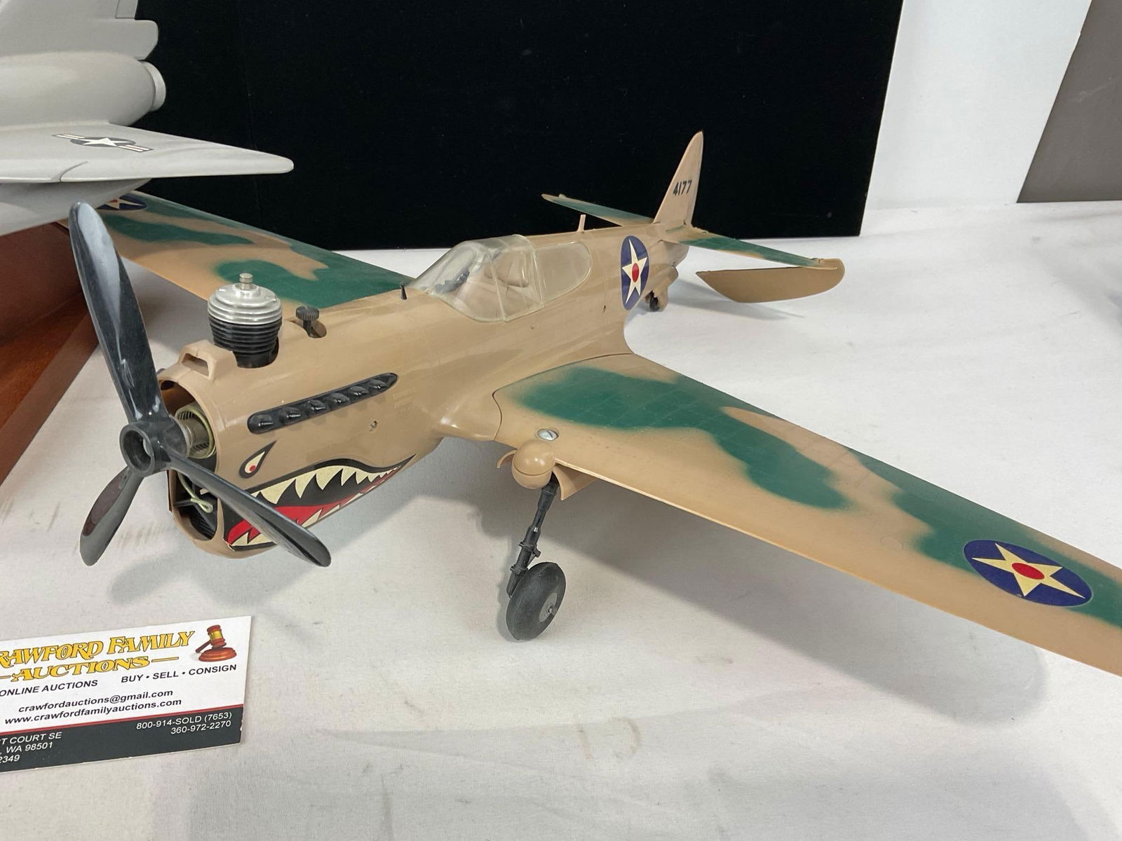 Convair F-106A Scale 1/48 & Curtiss P-40 Warhawk Airplane, made from kit - 3