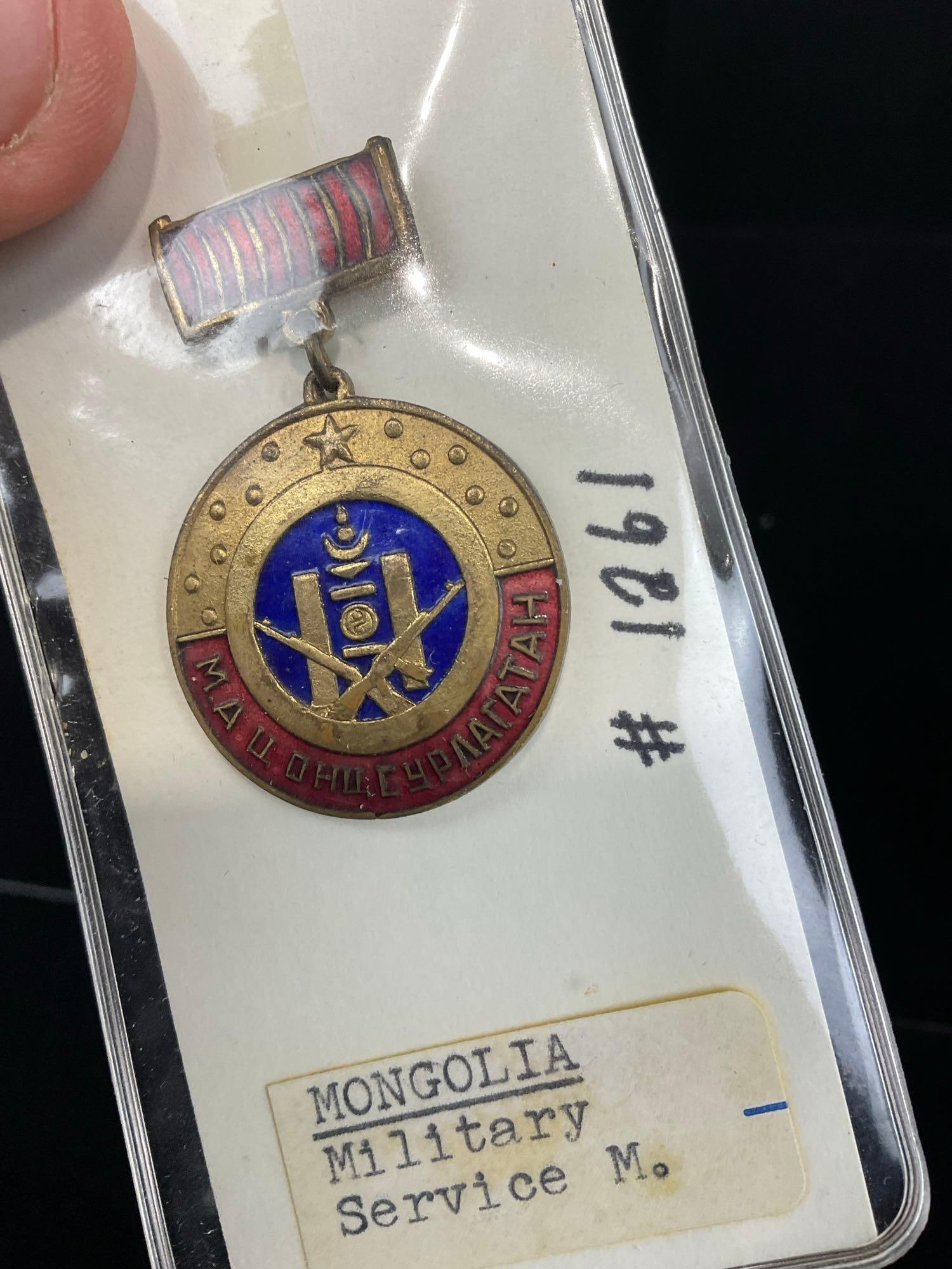 Pair of Mongolian Medals, Military Service Medal & Victory at Halgingol R. 1939 - 3