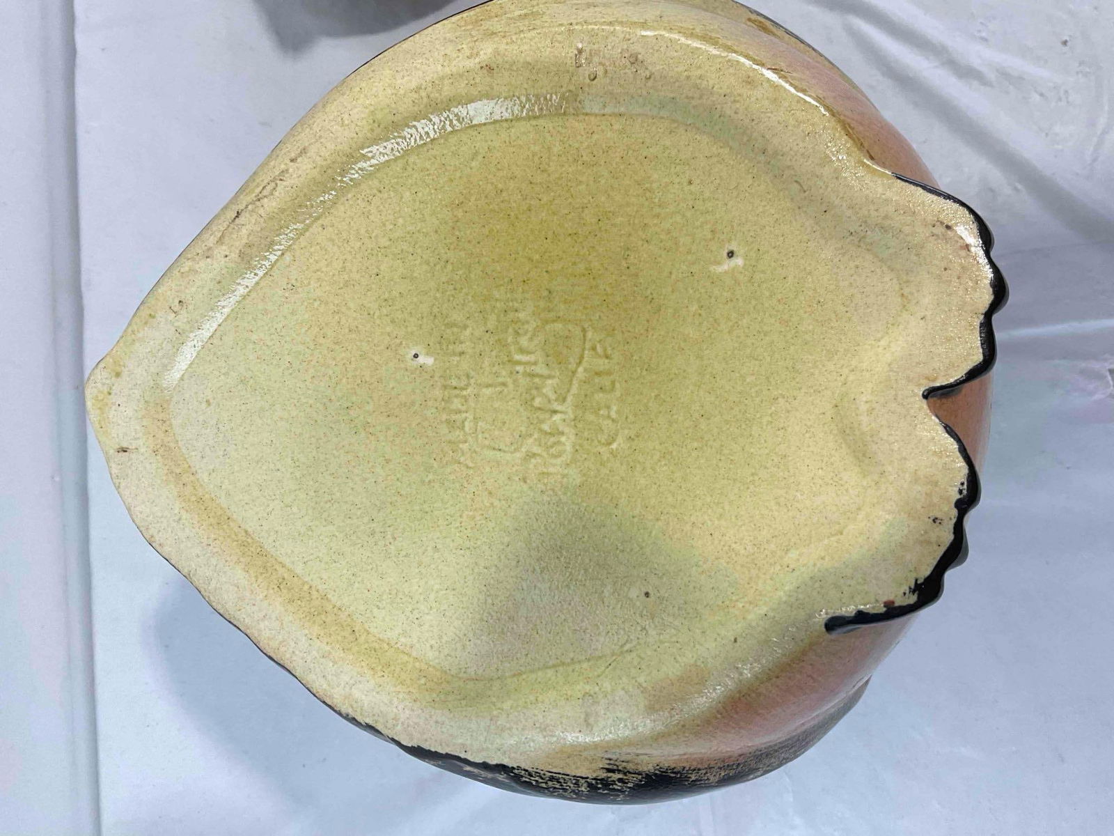 Vintage MCM Metlox Poppy Trail Brown Glazed Ceramic Owl Cookie Jar. Very Good Condition. - 6