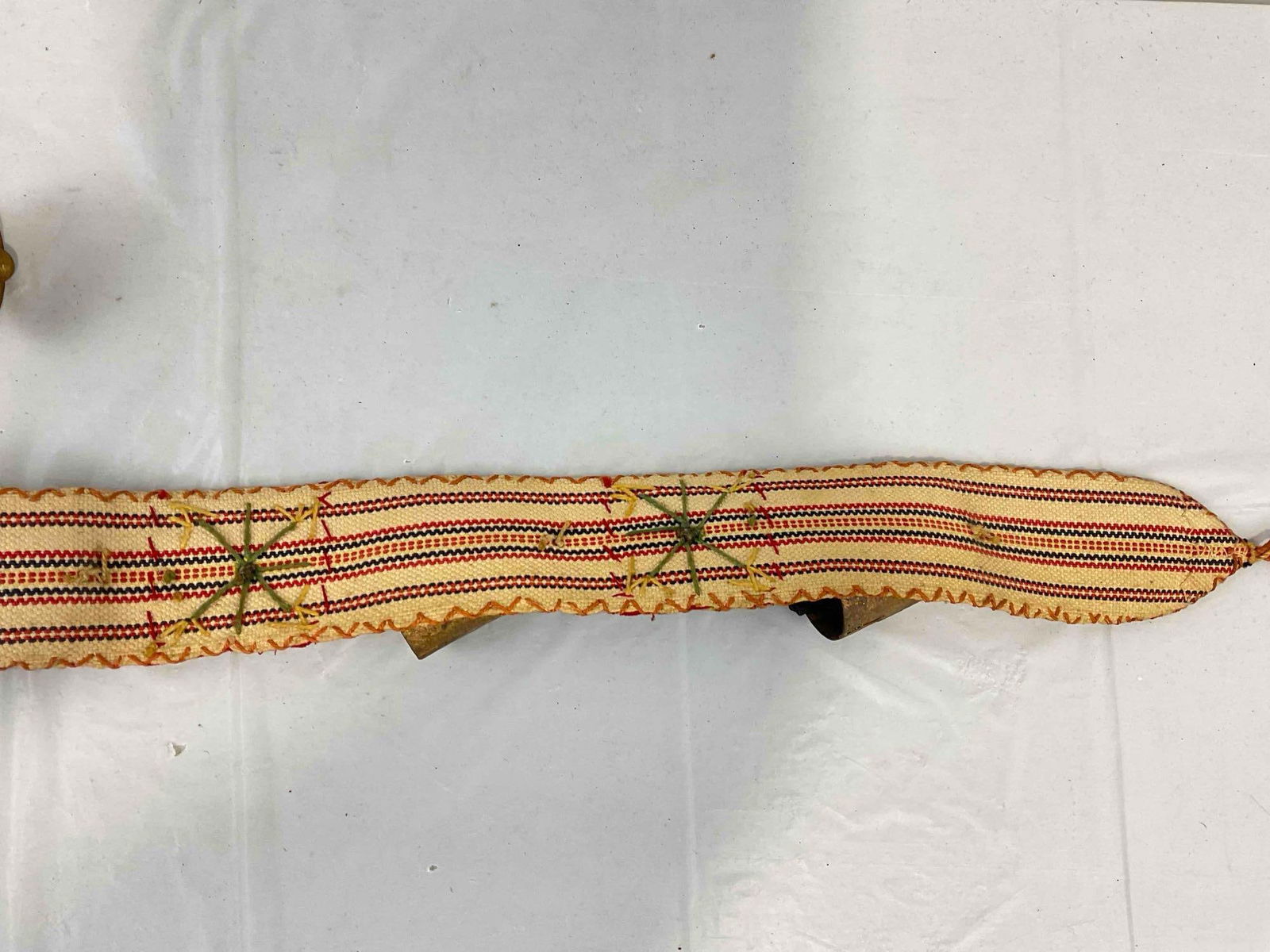 2 pcs Vintage Souvenir Brass Bells, incl. Swiss Cowbell & South American Llama Belled Collar? - 6