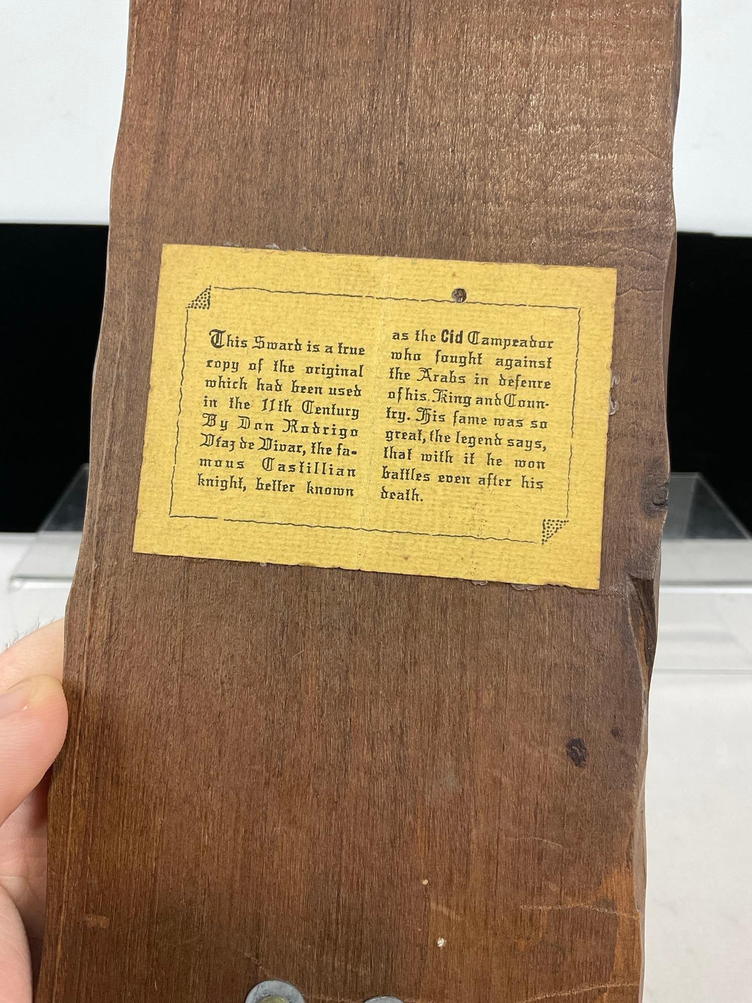 Spanish Replica Knife on Plaque, Diamondine Detail Straight Edge Razor, & Pair of Folding Knives - 7