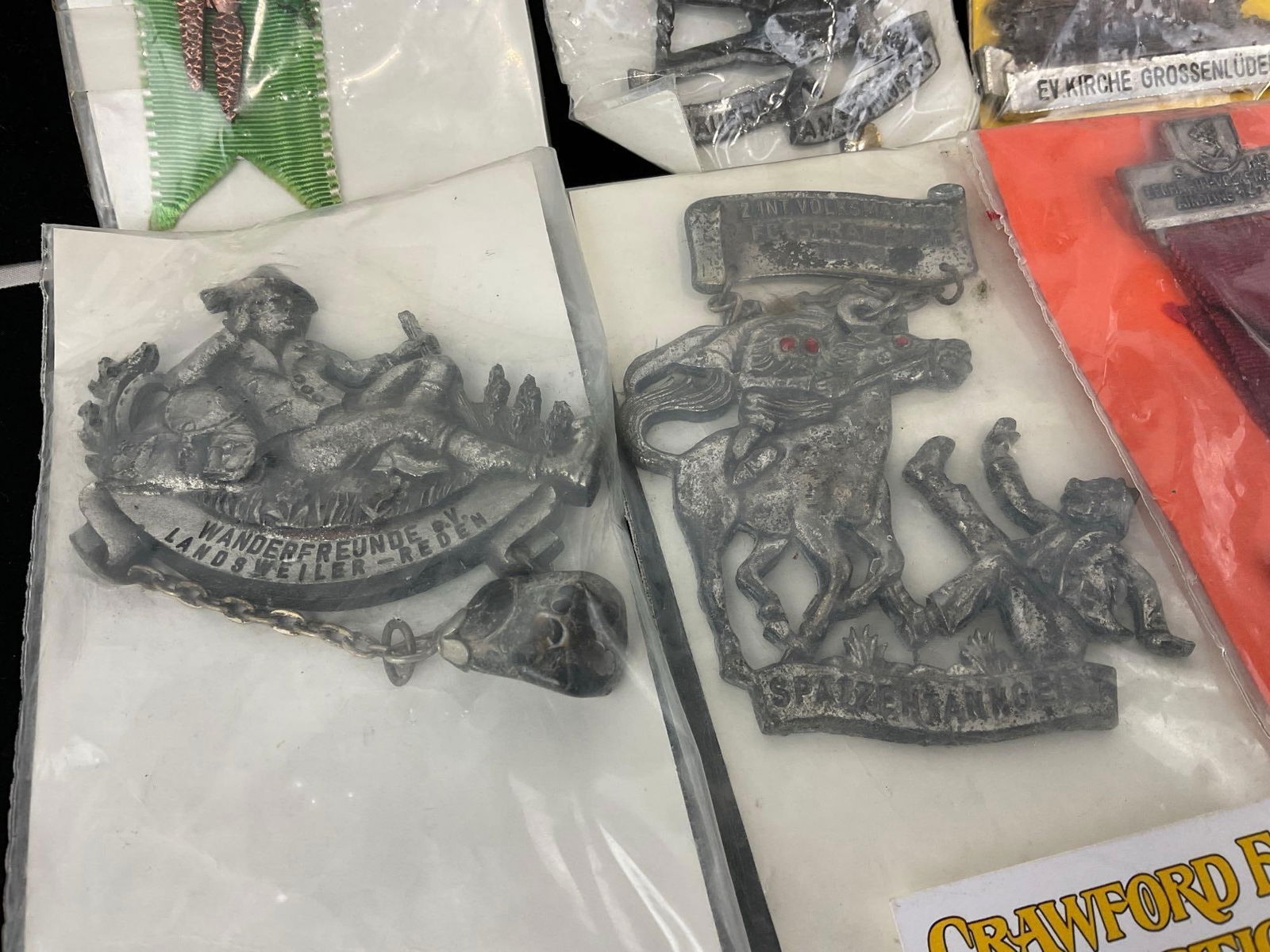 8 US German Walking Wandering Club Medals, variety of styles - 4