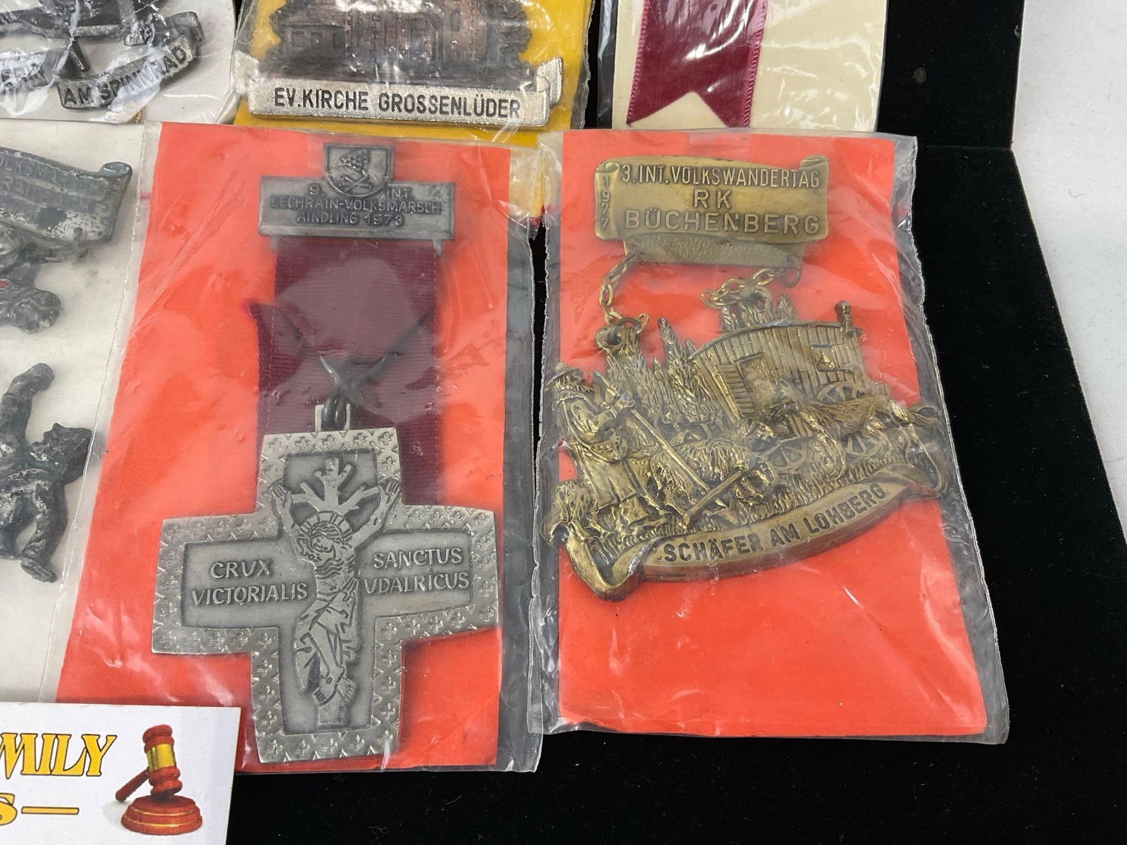 8 US German Walking Wandering Club Medals, variety of styles - 5