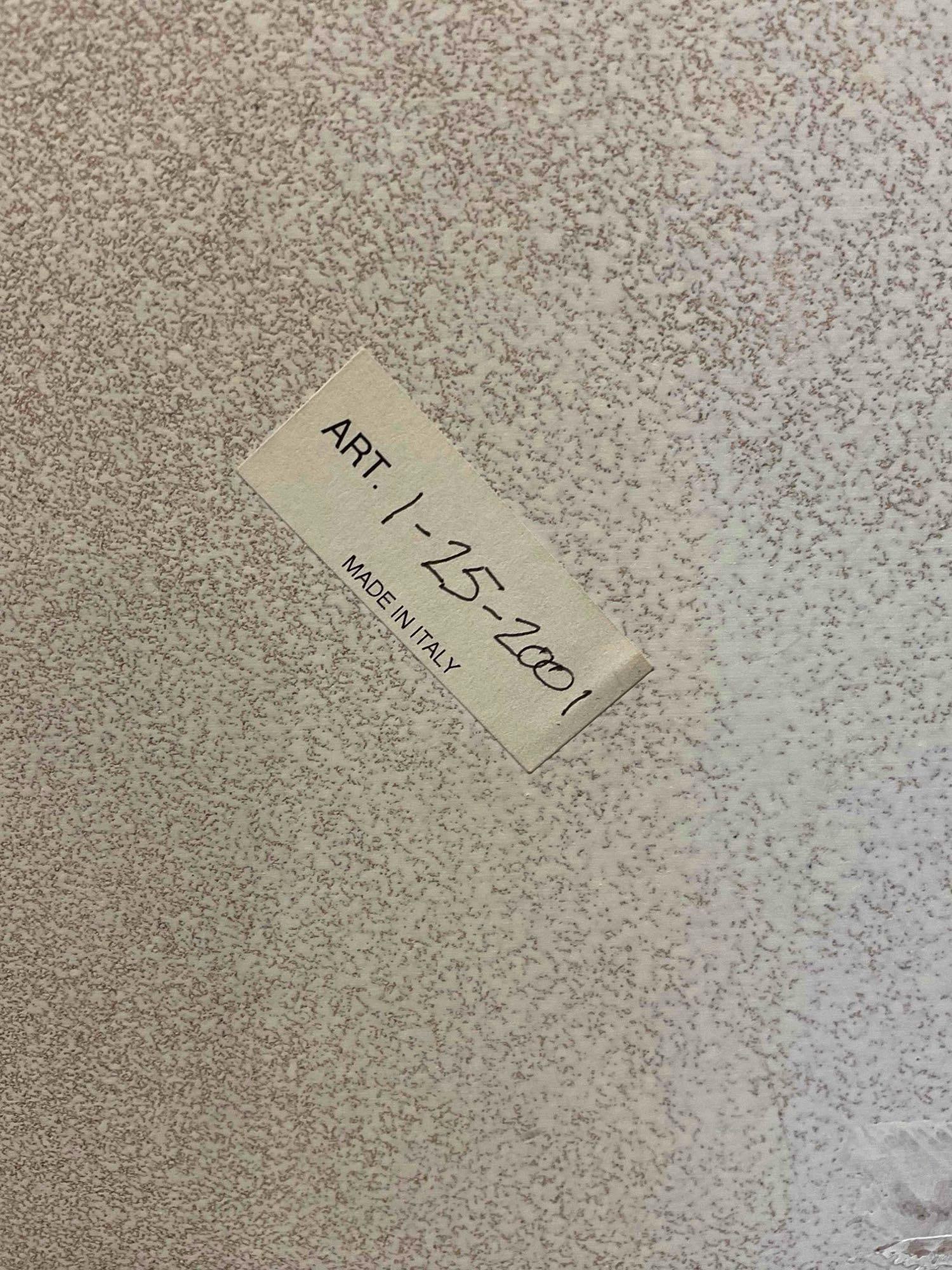 Vintage Made in Italy White & Gold Painted Wooden Curio Display Case w/ 4 Glass Shelves. See pics. - 7