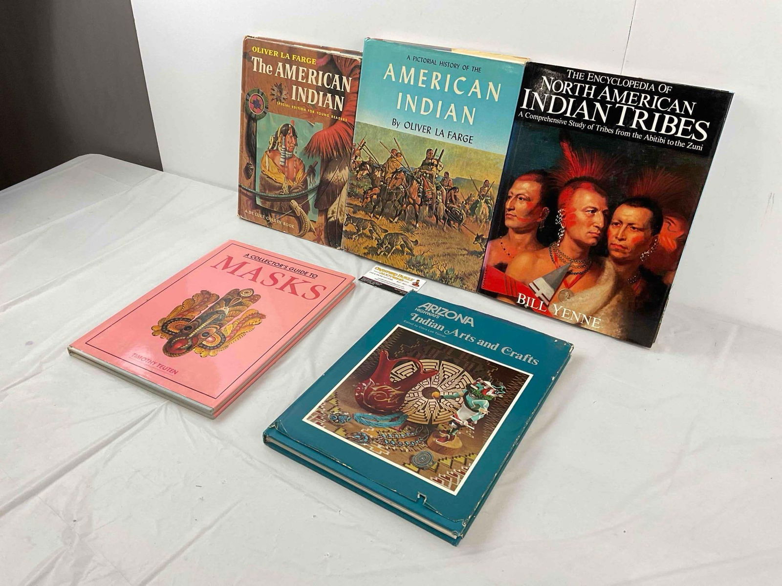 5 pcs Vintage Native American Book Collection, incl. Arizona Highways Indian Arts & Crafts. See - 7