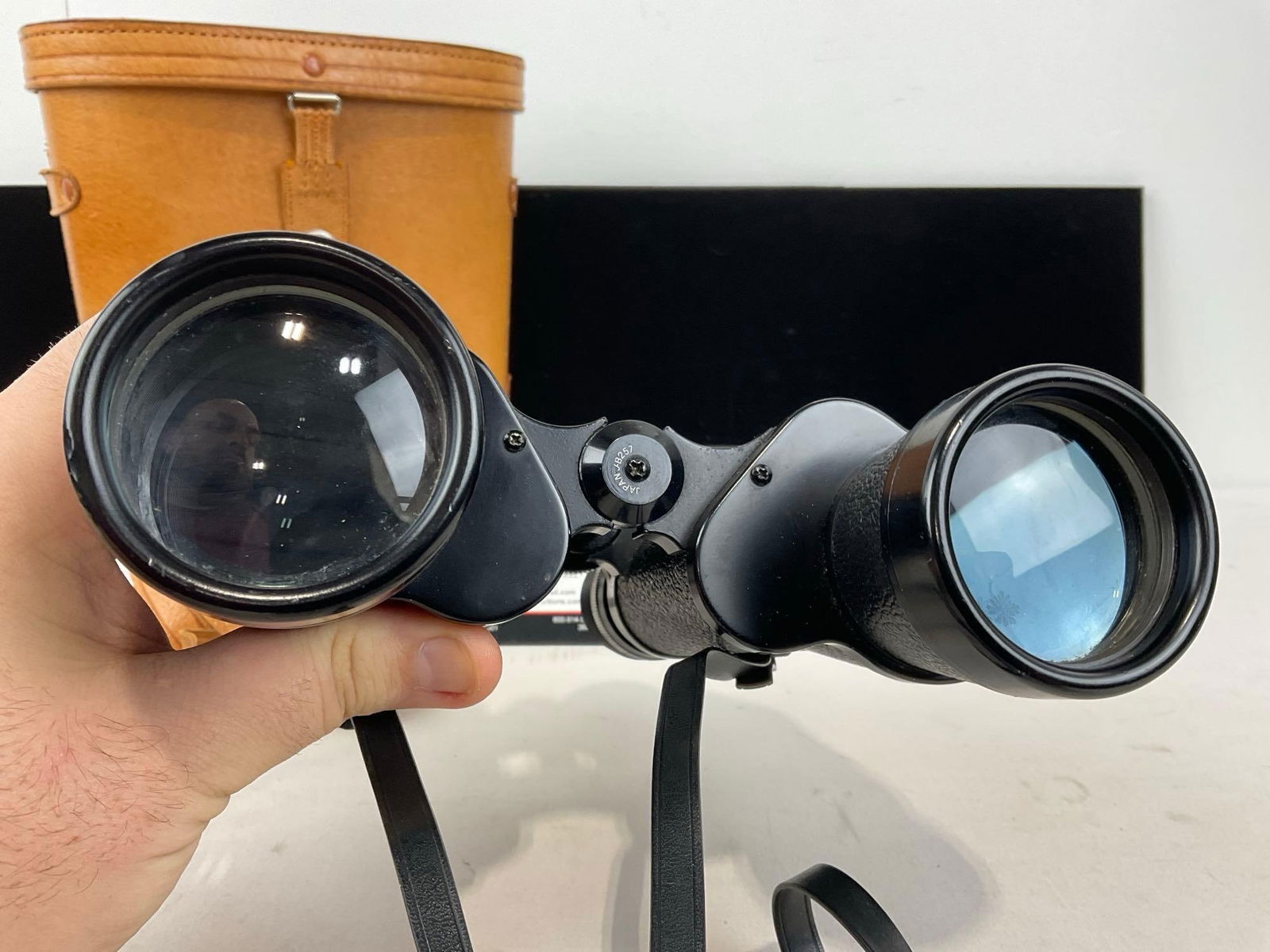 Swift Aerolite 7x50 Binoculars, in Leather Case, 4h x 9w x 5d inches - 4