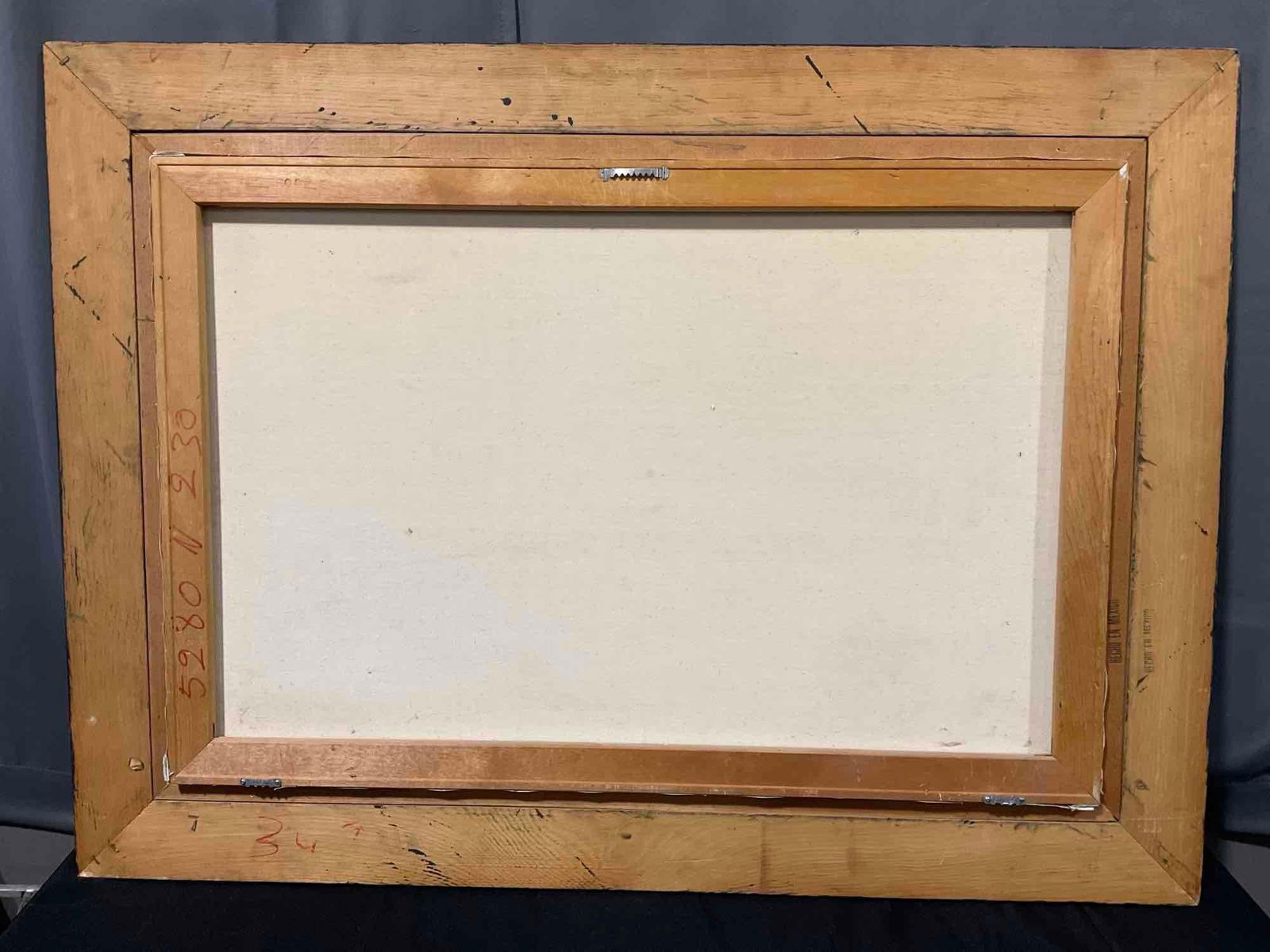 Large Framed Print, Mountain Lake Scene, 34h x 45w x 4d inches - 5