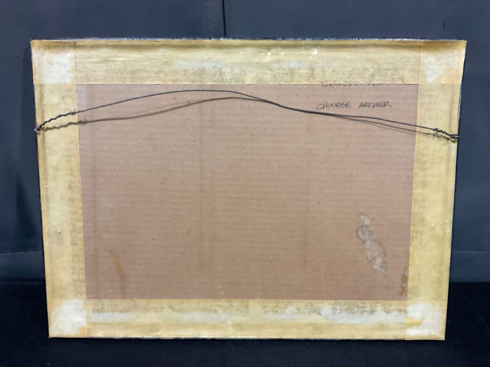 Framed Illustration Chinese Archer, Signed Thomas Handforth, 13h x 16 inches - 5