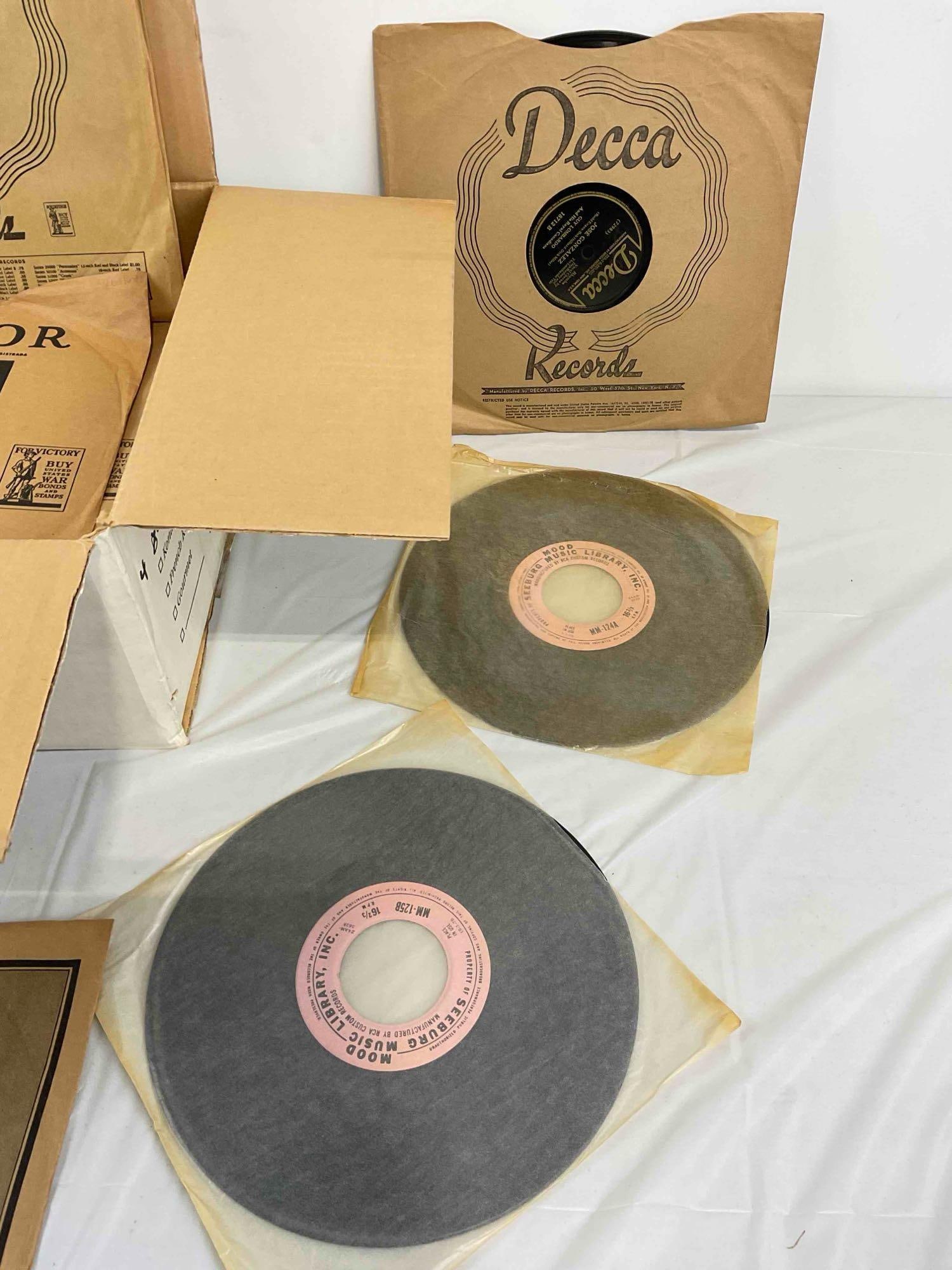 30+ pcs Vintage Vinyl Record Music Album Collection, incl. Victor, Seeburg Library & More! See pi... - 3