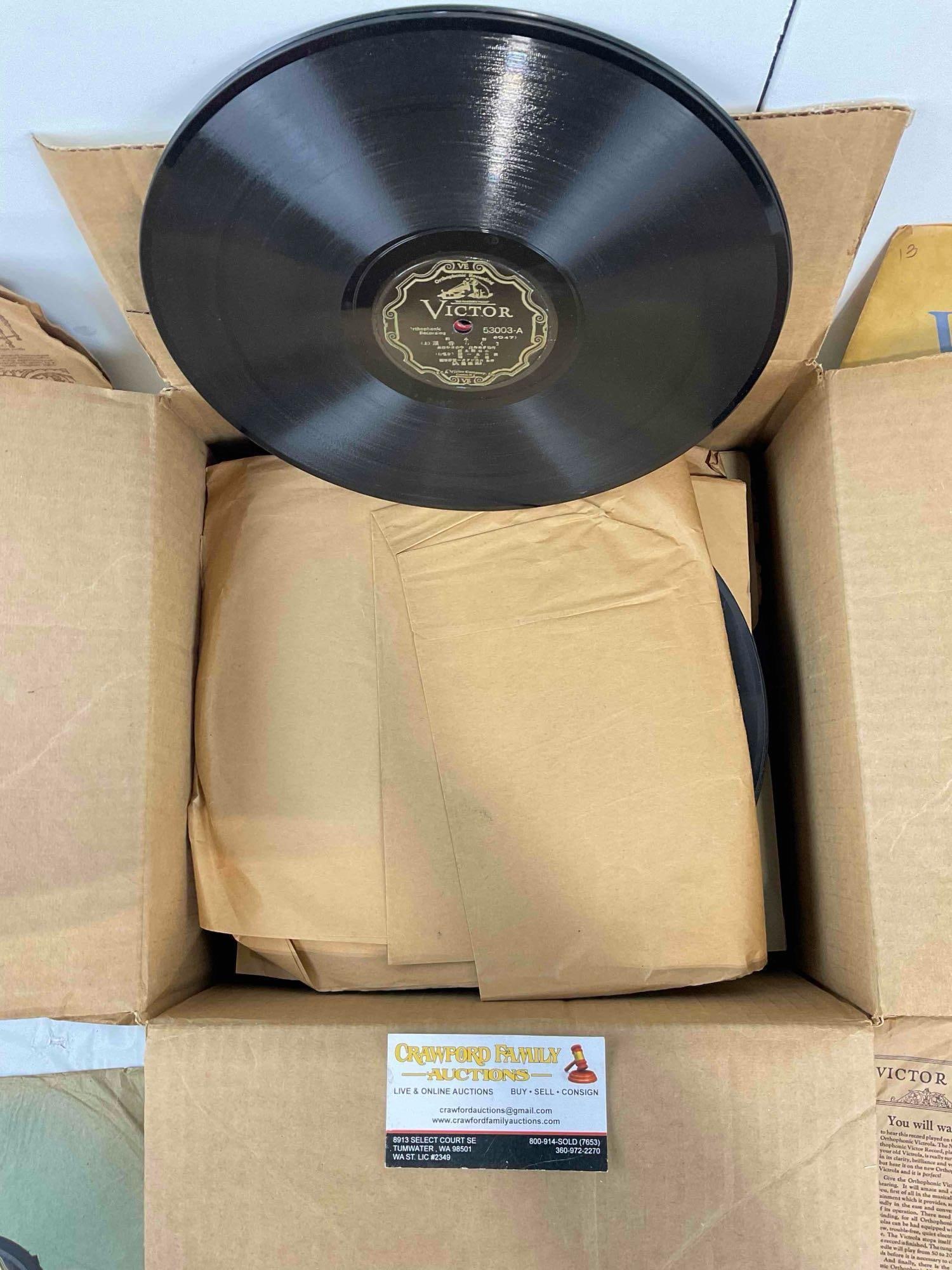 30+ pcs Vintage Vinyl Record Music Album Collection, incl. Nipponophone, Angel Record & More! - 6