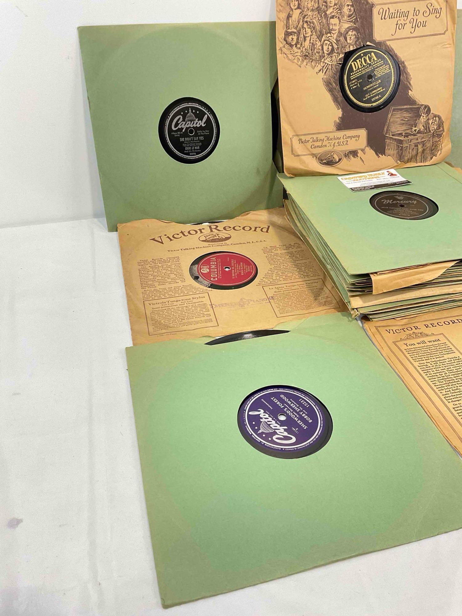 20+ pcs Vintage Vinyl Record Album Collection, incl. Mercury, RCA Victor, Columbia & More! - 2