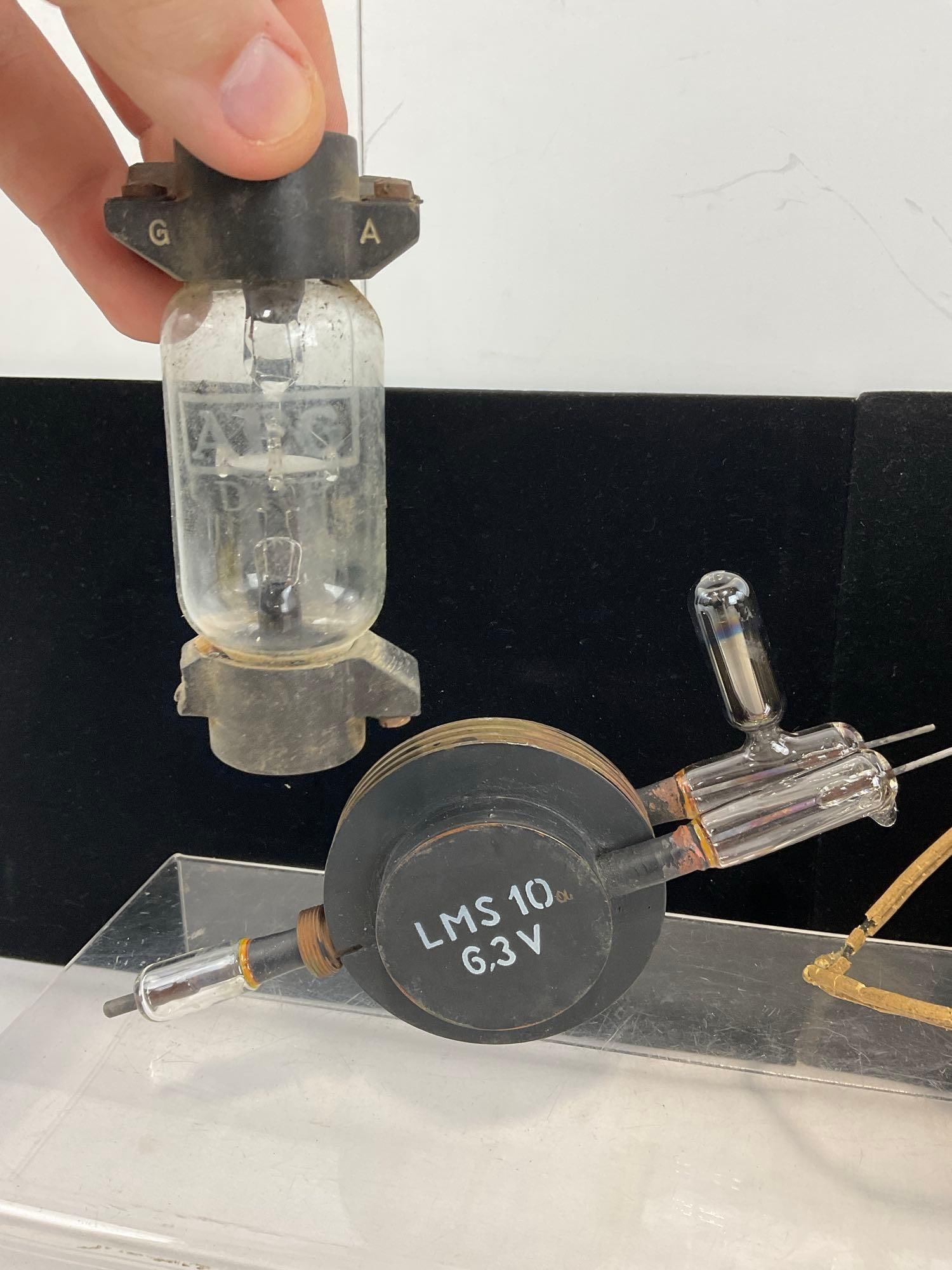 Vacuum Tube, Cavity Magnetron & General Radio Co Type 107-D Variable Inductor, all untested - 2