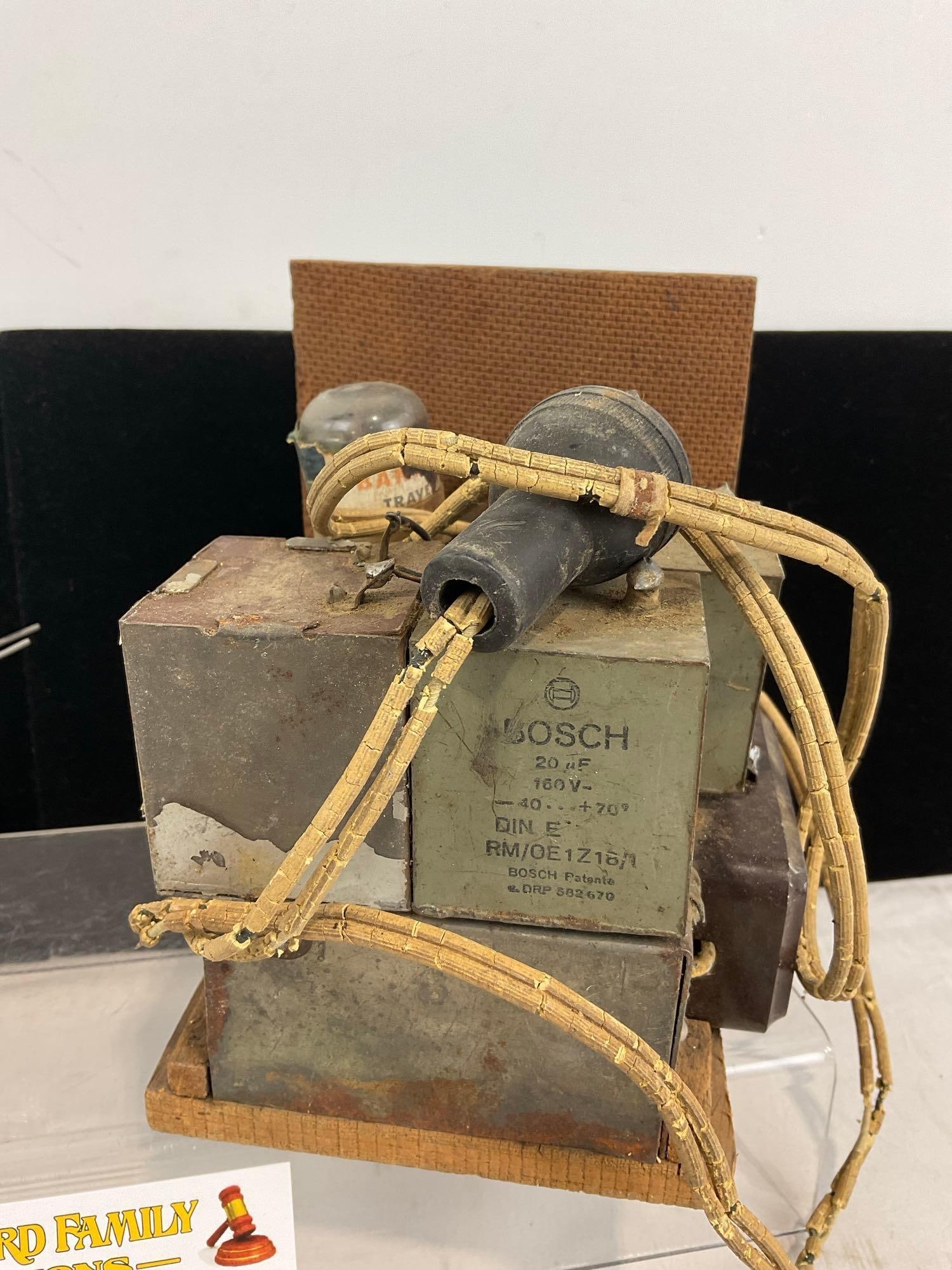 Vacuum Tube, Cavity Magnetron & General Radio Co Type 107-D Variable Inductor, all untested - 4