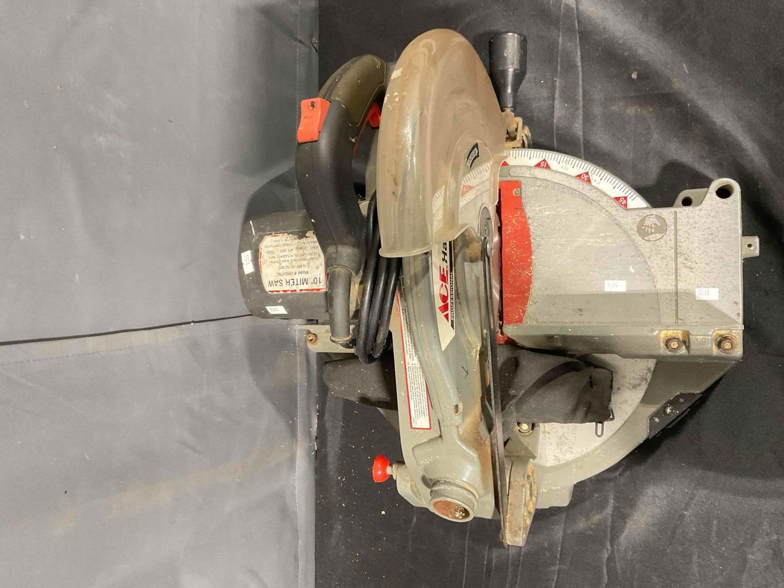 Ace Hardware 10" Miter Saw Model 2062479C. Tested, Works. Good Condition. See pics. - 4