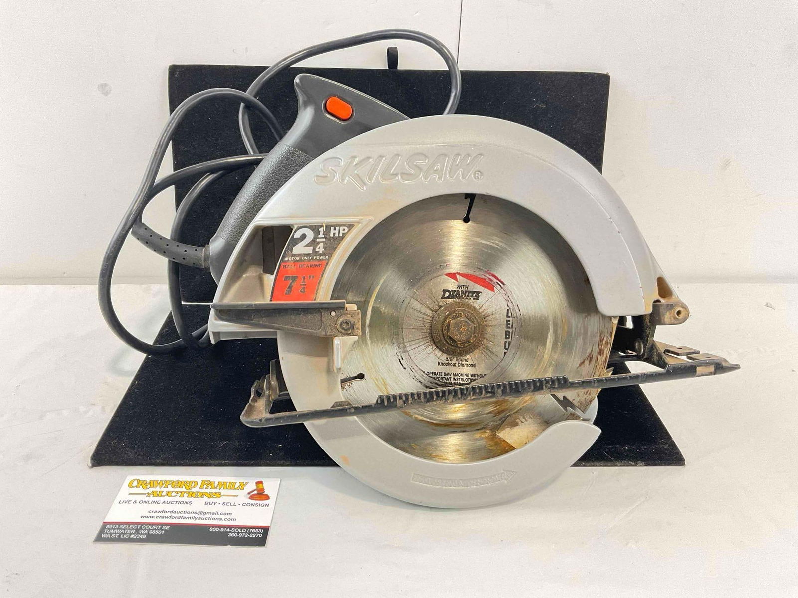 Skilsaw 7.25" Circular Saw Model 5250. Tested, Works. Very Good Condition. See pics. - 3