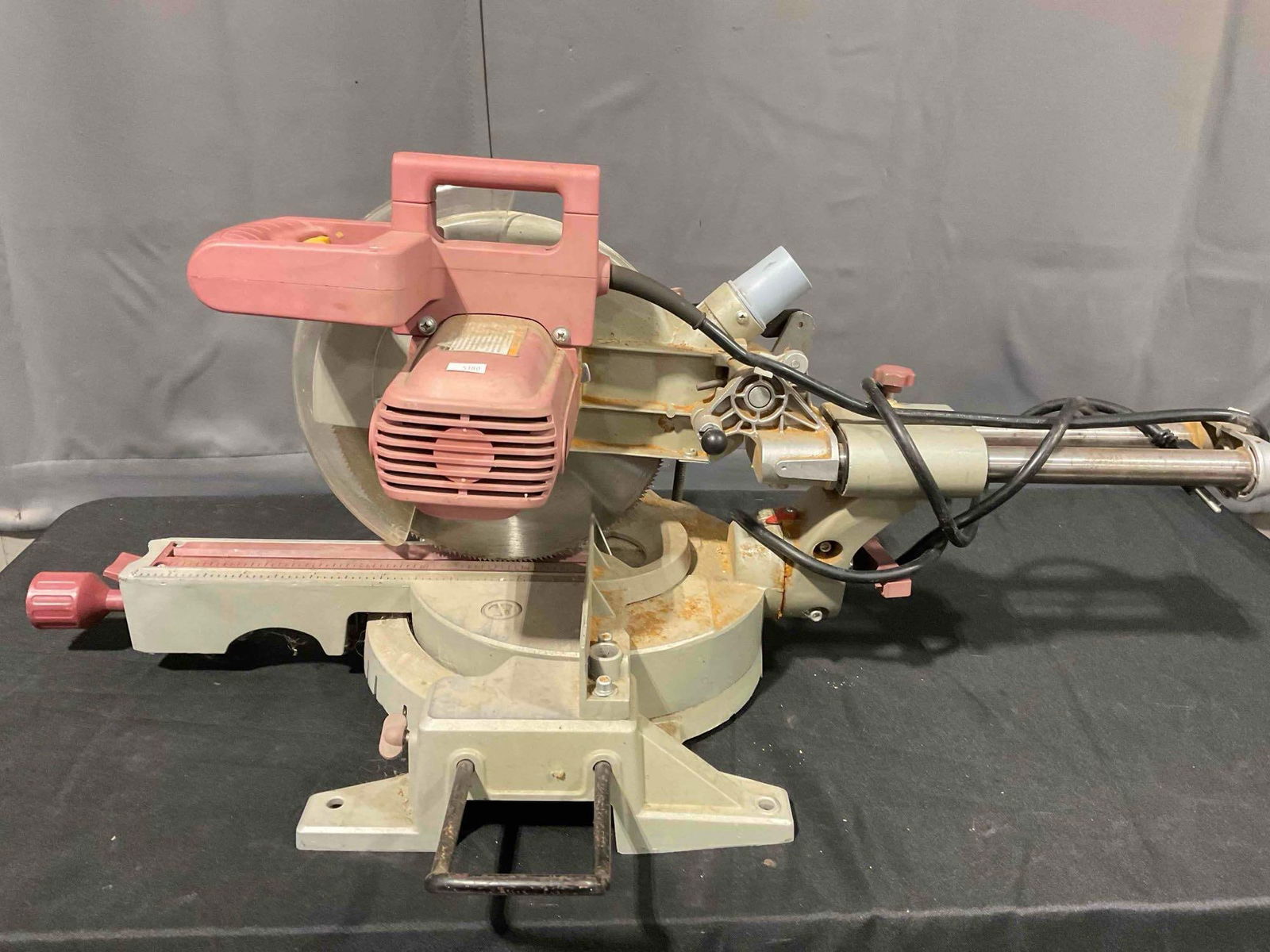 Chicago Electric 10" Compound Slide Miter Saw Model 98199. Tested, Works. Very Good Cond. - 7