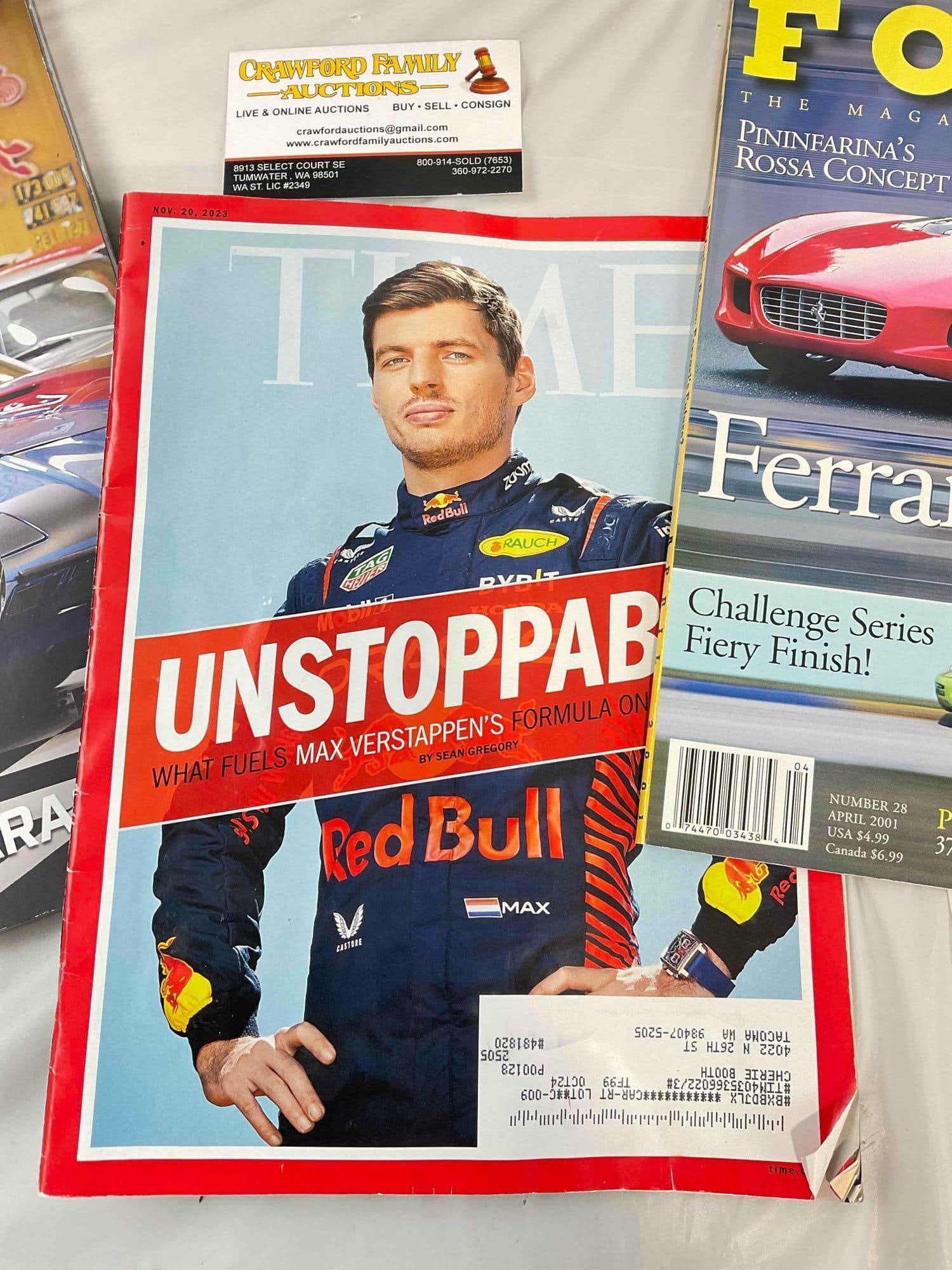 40+ pcs Automobile & Car Racing Magazine Issues, incl. Linkage, Time & Forza. See pics & desc. - 3