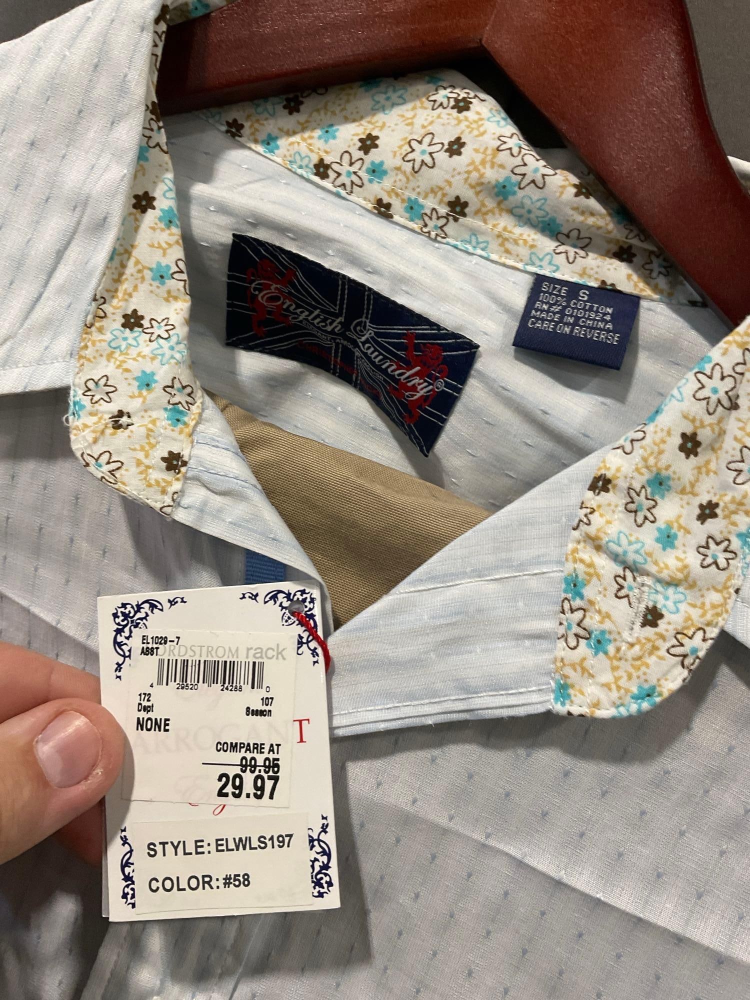 Bar III Shirt, Ben Sherman Jeans, English Laundry, Claiborne Sweater, 4You shirt,Size S slim fit ... - 5